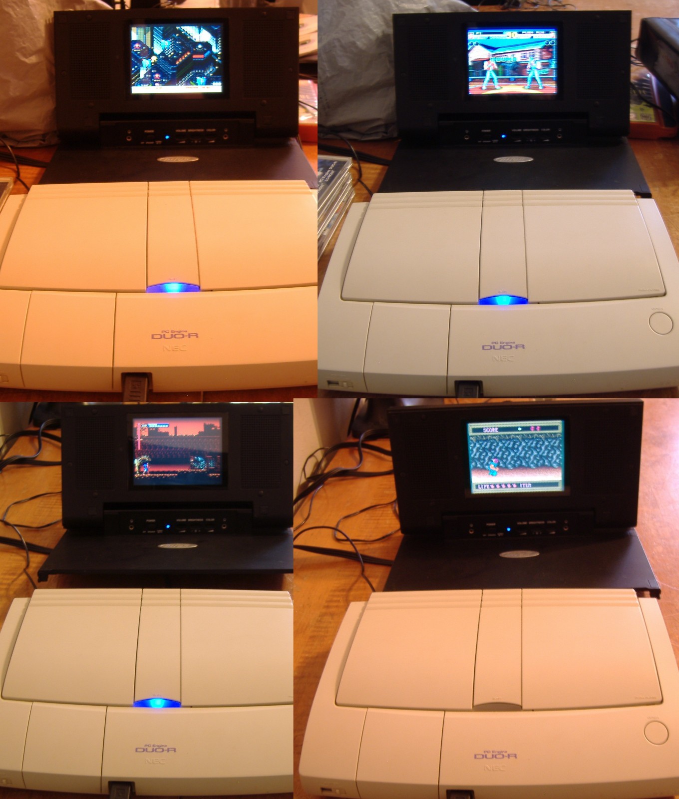 CUSTOM PCE PC ENGINE DUO-R TURBO SYSTEM CONSOLE GRAFX REGION SWITCH SCART CABLE