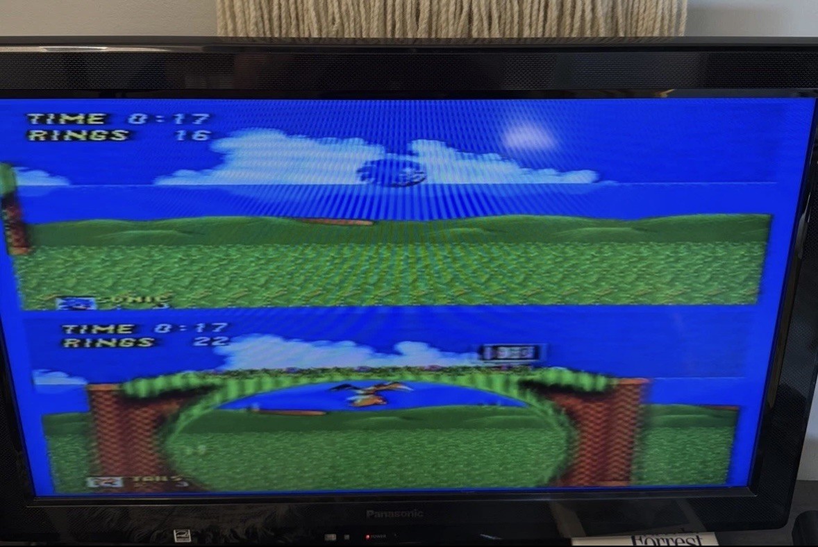 Sega Genesis / Sega CD Console Tested Working. (Read Description)