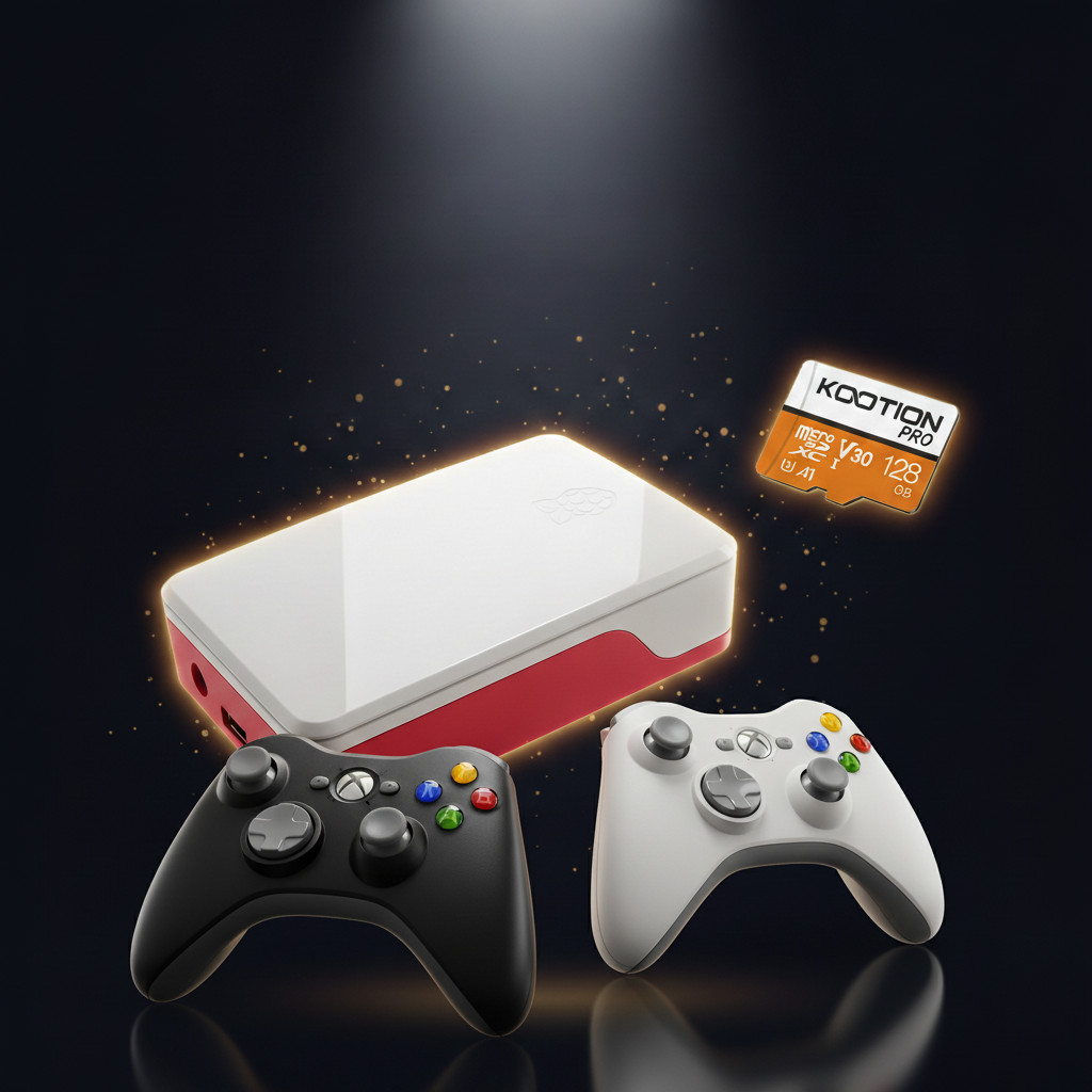 Plug & Play Retro Gaming Console Raspberry Pi 5 – HDMI Mini System for TV