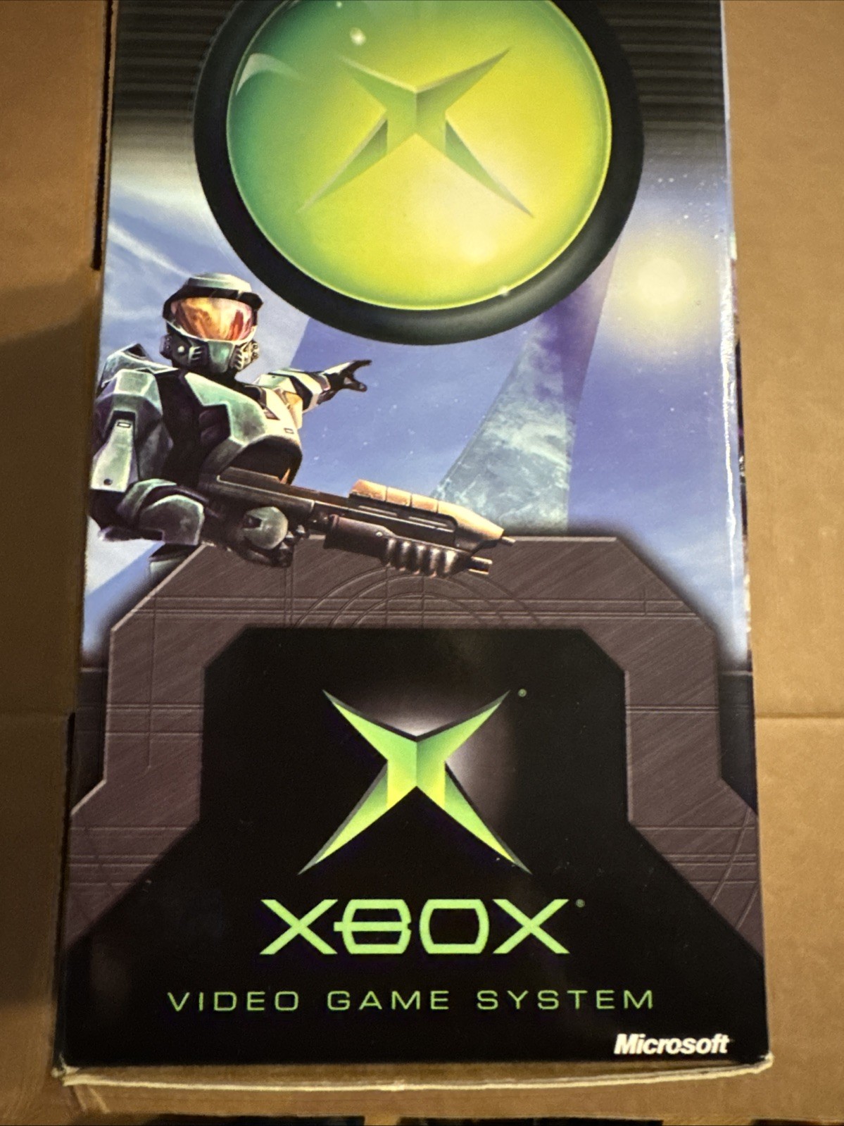 Special Edition Halo Edition Green OG Xbox Console BOX ONLY MINT (No Console)