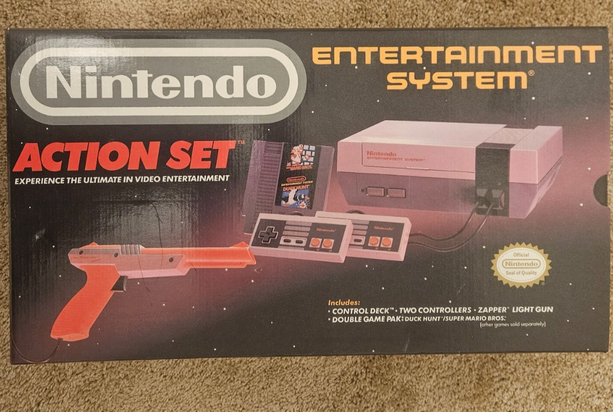 Nintendo NES Action Set Home Console – White/Gray