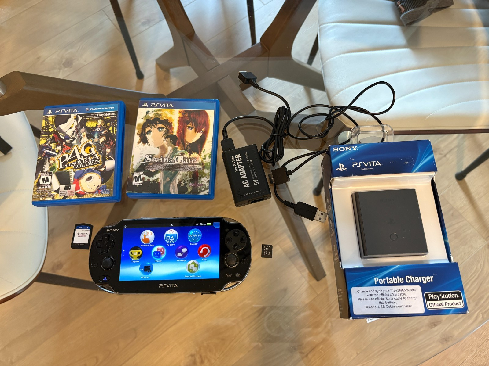 Sony PlayStation Vita (PCH-1001) Bundle | 3 Games | 4GB Memory | Port. Charger