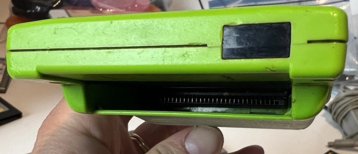 Nintendo Game Boy Color W/ 6 Games Tested, Working. Kiwi Green. See Description.