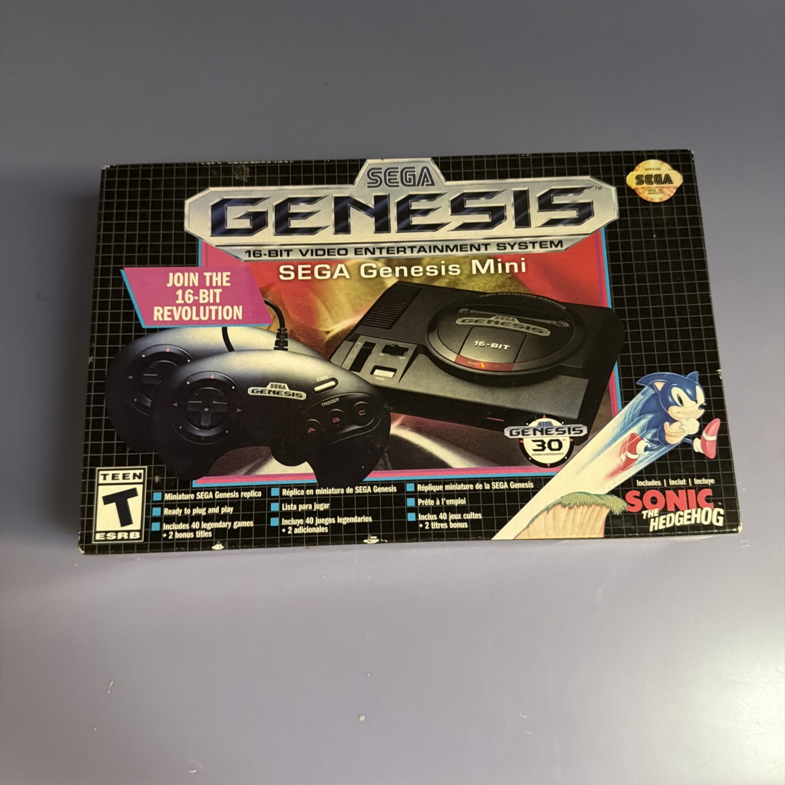 SEGA GENESIS Mini By SEGA Console 40 GAMES 30 Years Anniversary 2019 Edition New