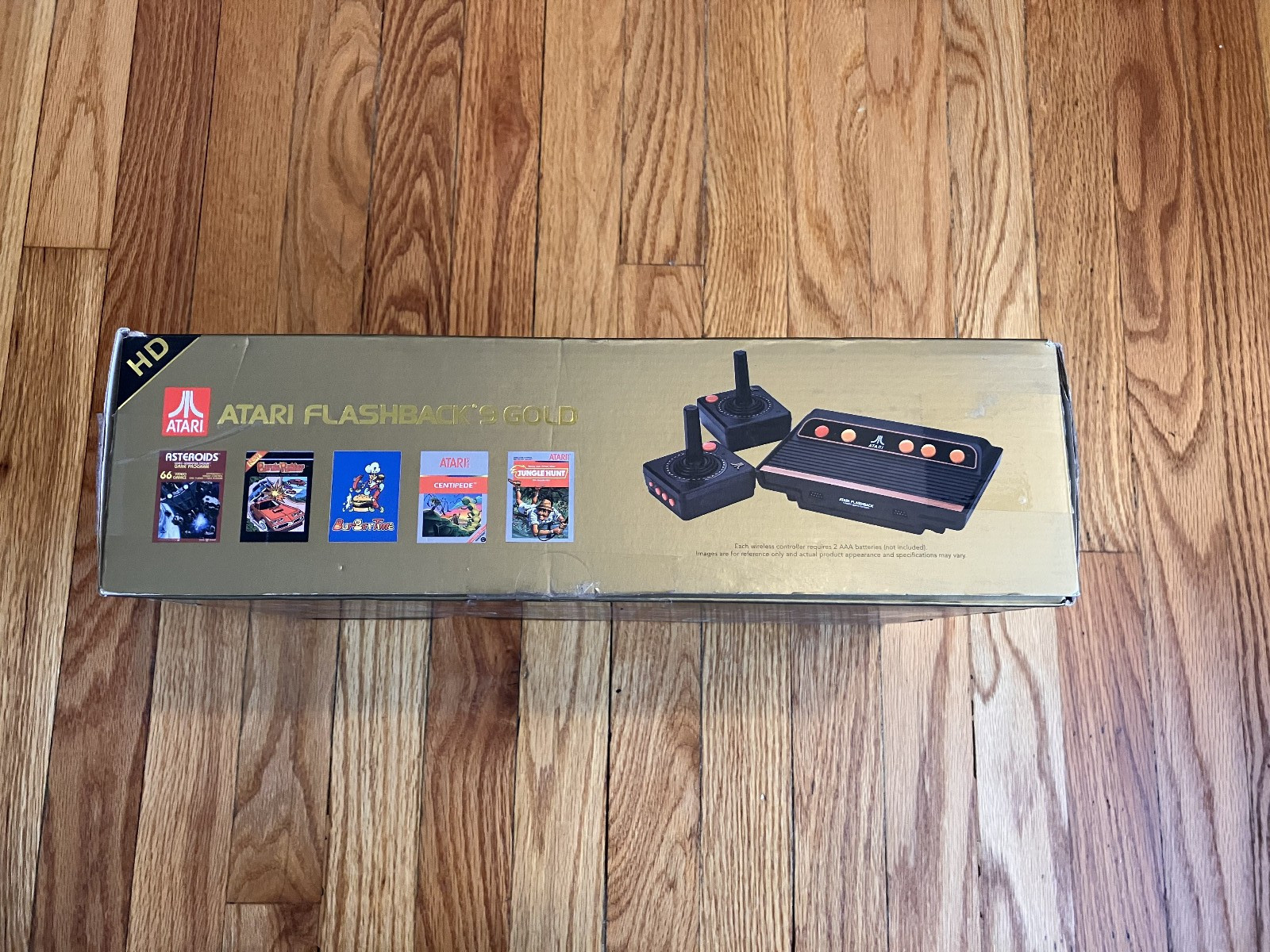 Atari Flashback 9 Gold HD Console 120 Built-in Games & Controllers , used, works