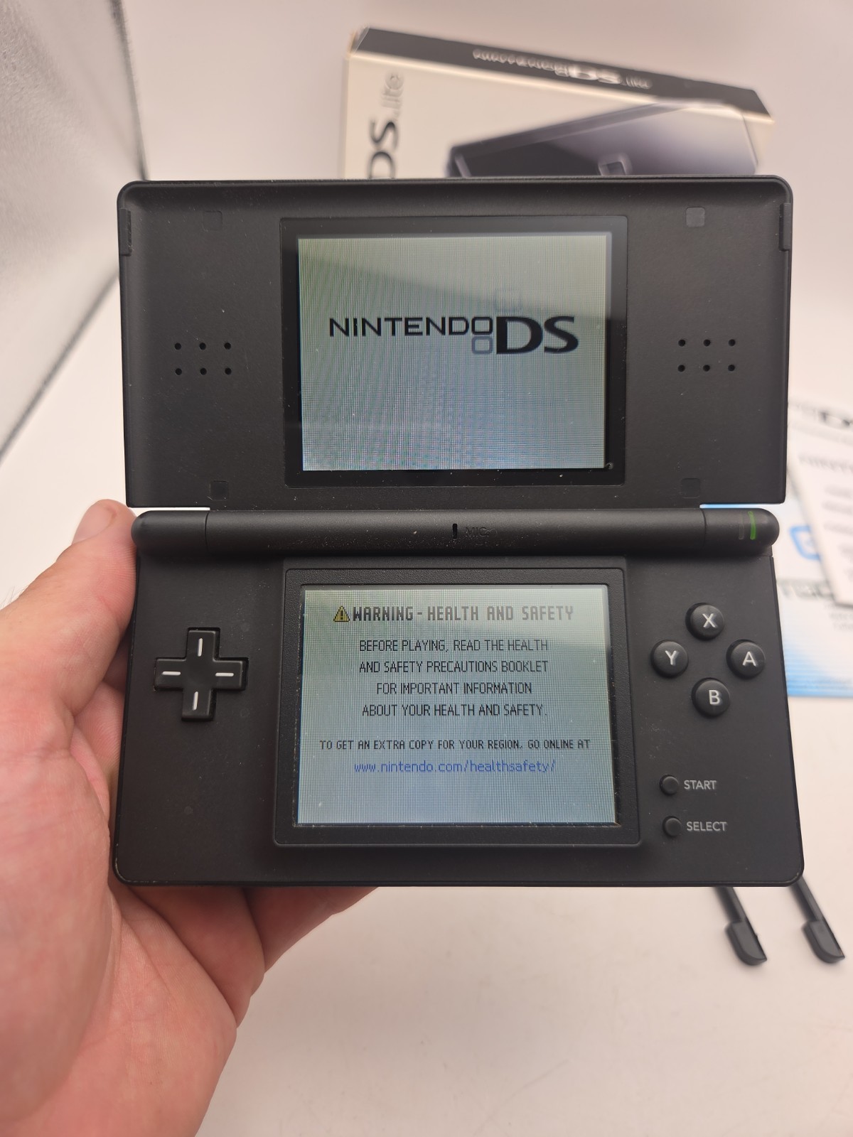 Nintendo DS Lite System – Black In Box CLEAN!