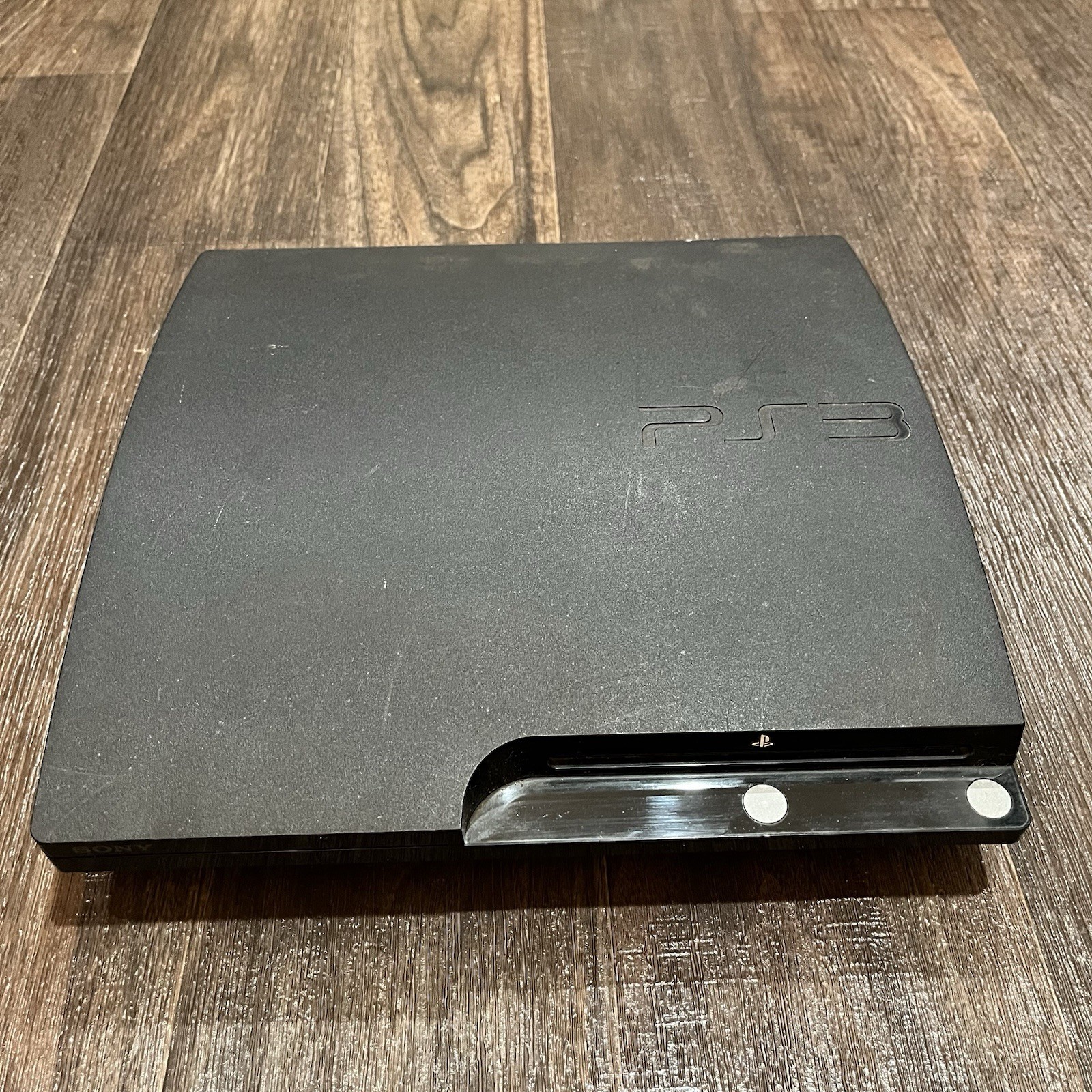 Sony PlayStation 3 PS3 Slim Black Console CECH-2001A For Parts Or Repair