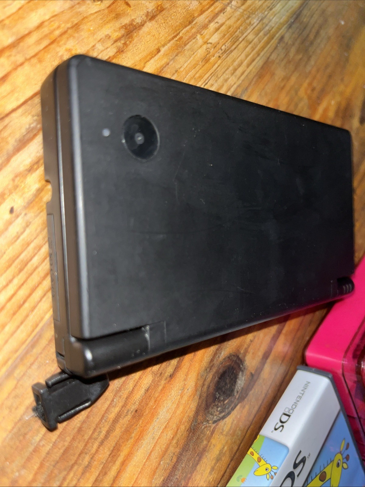 Nintendo DSi (TWL-001) 2008 Black Bundle w/ 5 Games & Carrying Case