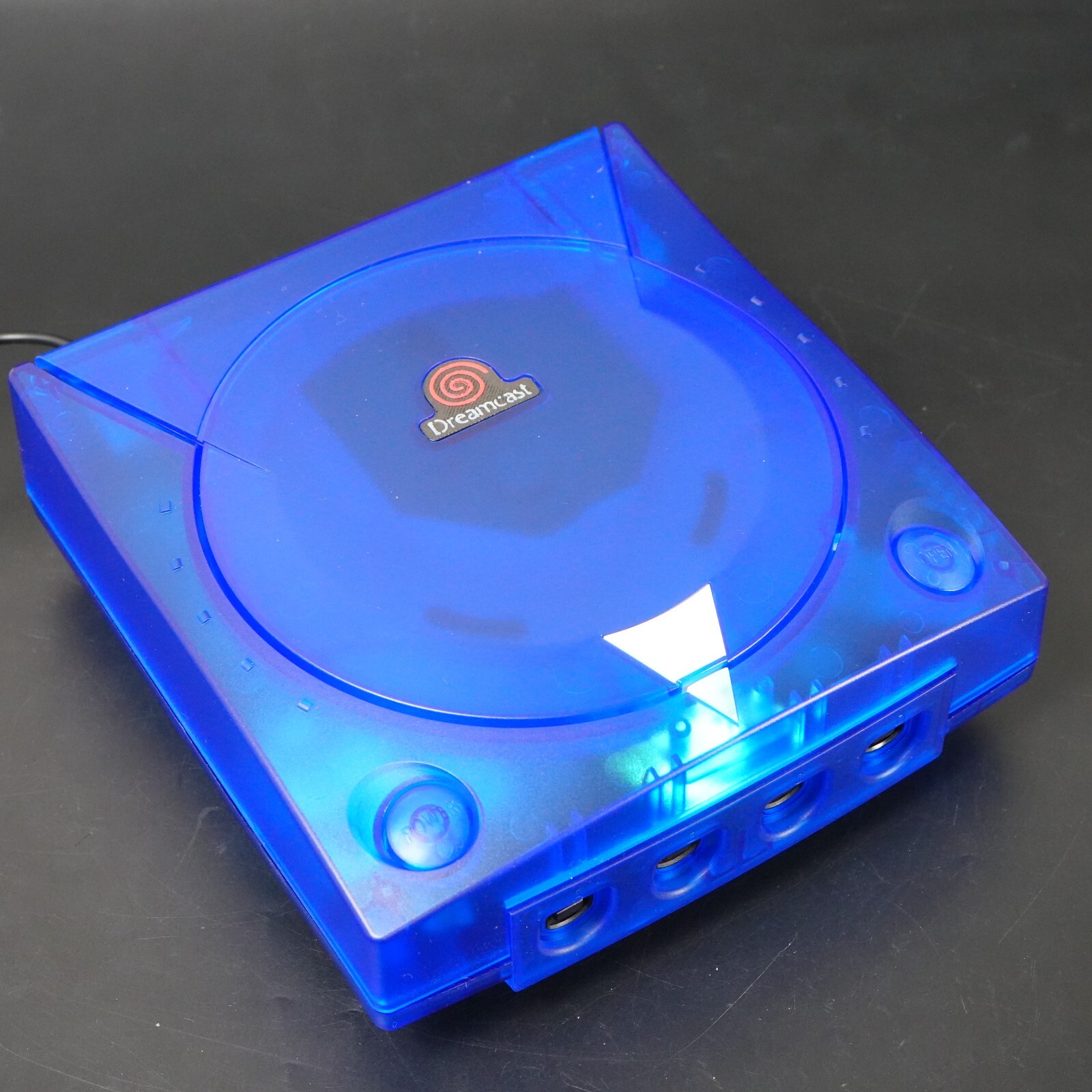 SEGA Dreamcast VA1 Console Translucent Blue Shell, Power Supply MOD NTSC-J