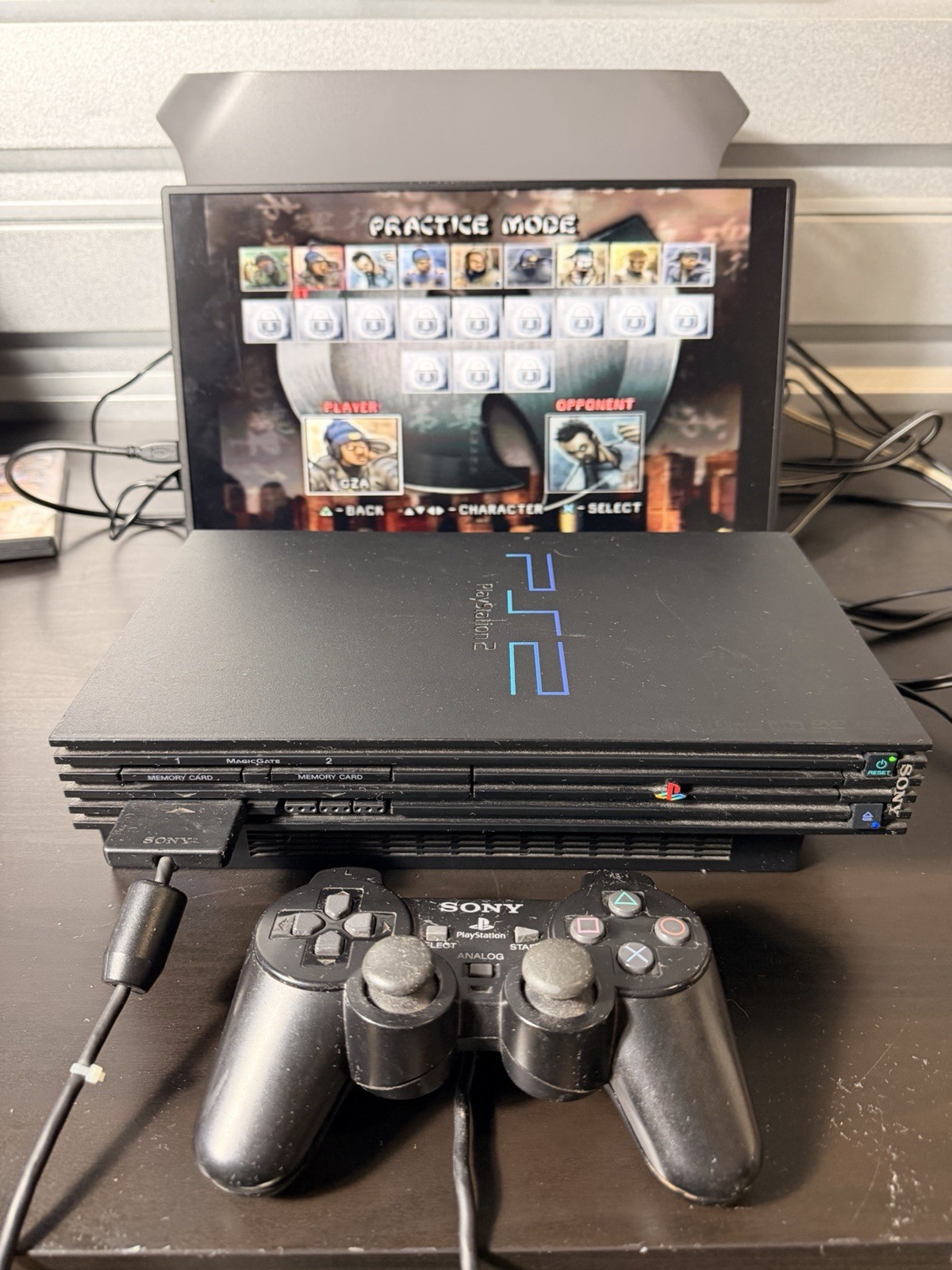 Sony PlayStation 2: Fat Console (SCPH-30001) w/FFX, 1 OEM DualShock 2, 1 Mascara