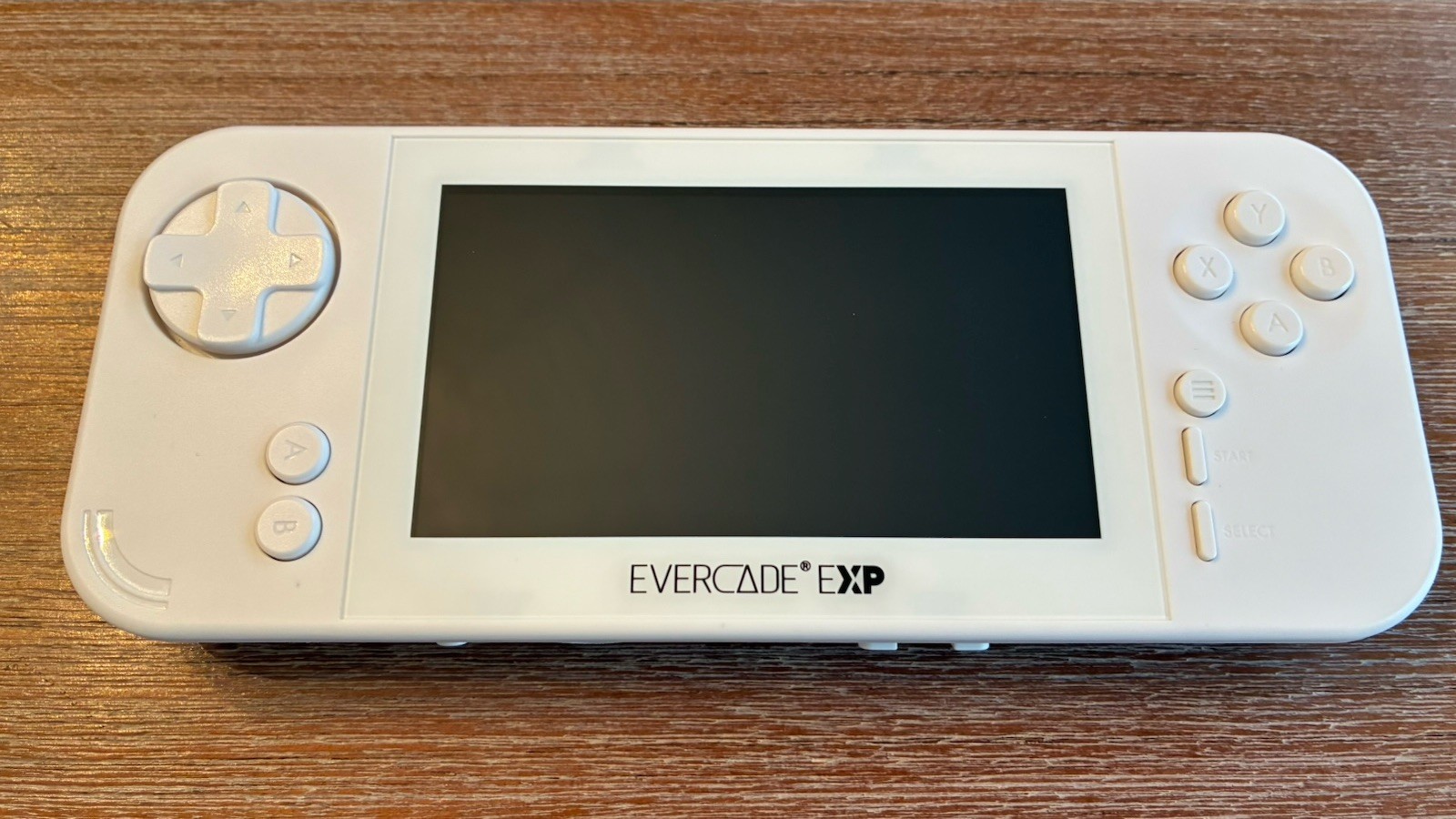 GOOD CONDITION Blaze Evercade EXP Capcom Handheld Console White CASE INCLUDED