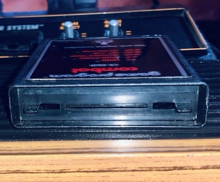 ATARI 2600 CX-2600A CONSOLE/2 JOYSTICKS + SET OF PADDLES TESTED & COMBAT 6/5 EXC