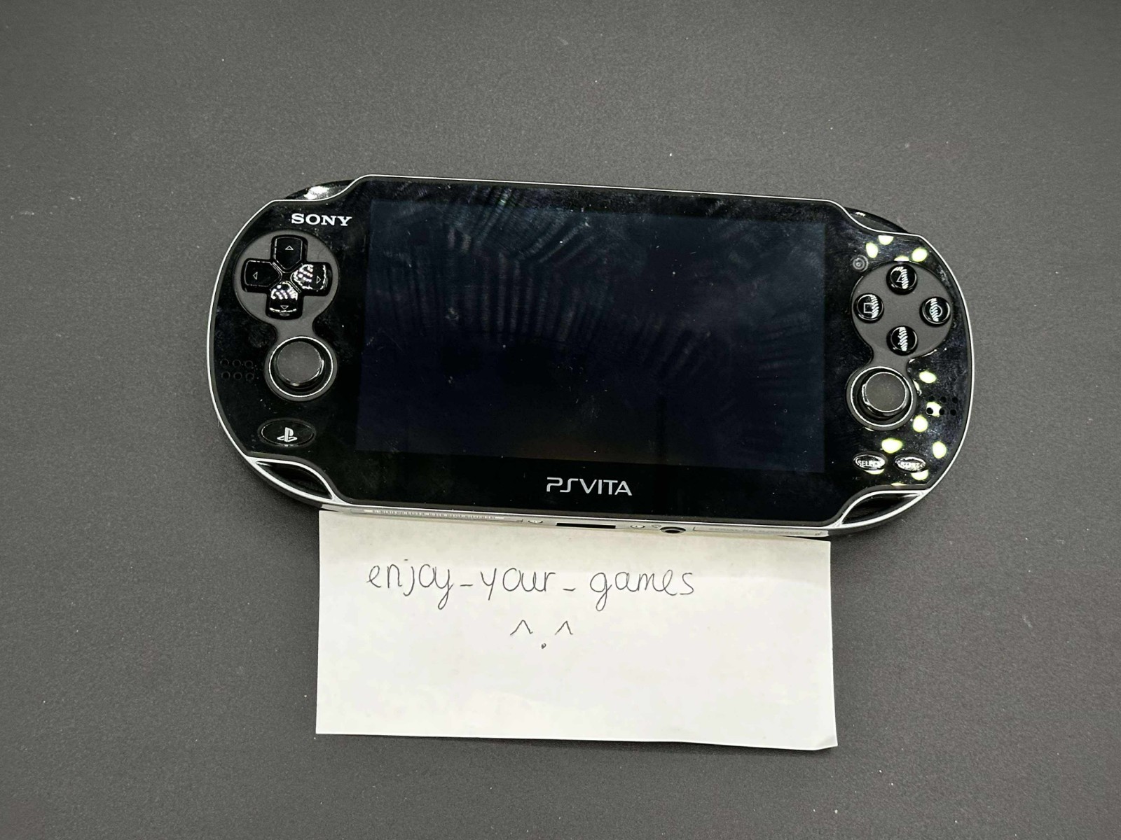 Sony PlayStation PS Vita OLED PCH-1000/1100 Black Complete in Box -SHIP IN 1-DAY