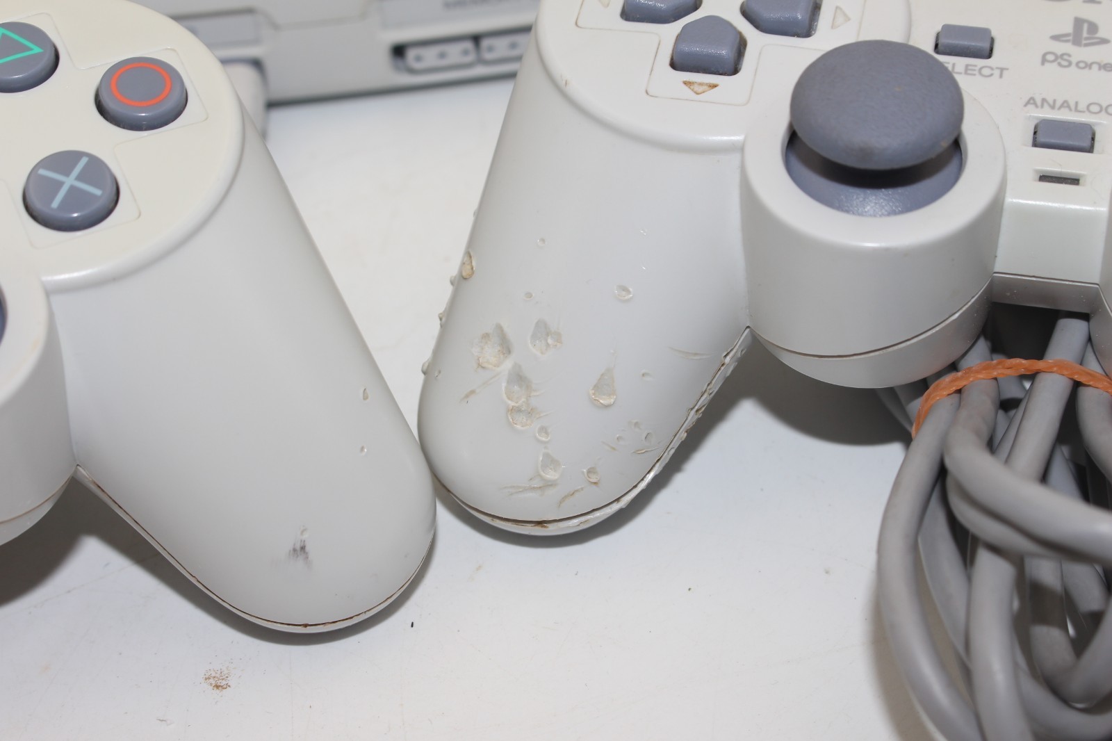 Sony PSOne Game Console, Grey Analog Controller, AV and Power Supply – Tested