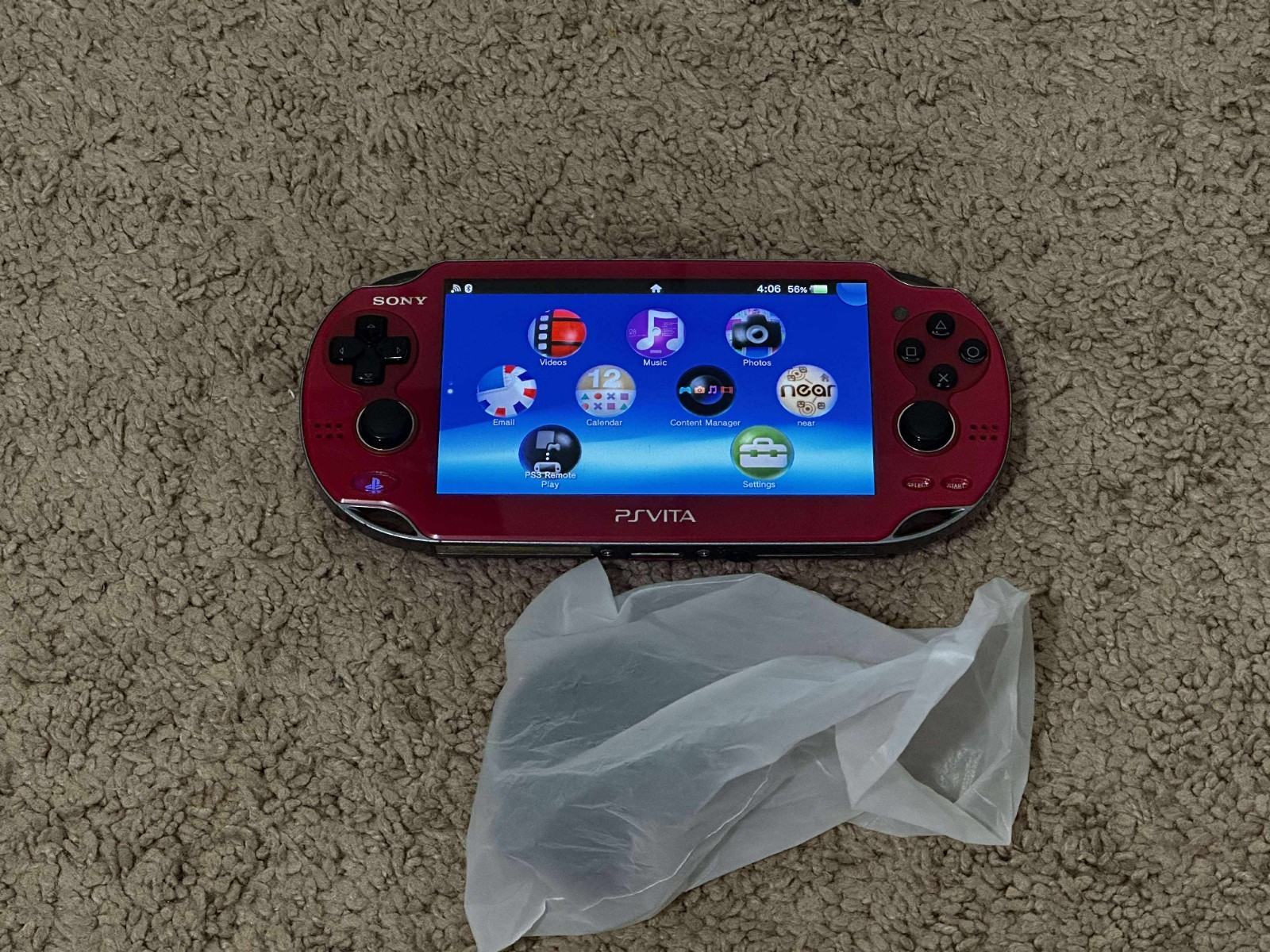 Sony PlayStation PS Vita OLED PCH-1000/1100 Red, WIFI, US Seller – SHIP IN 1-DAY
