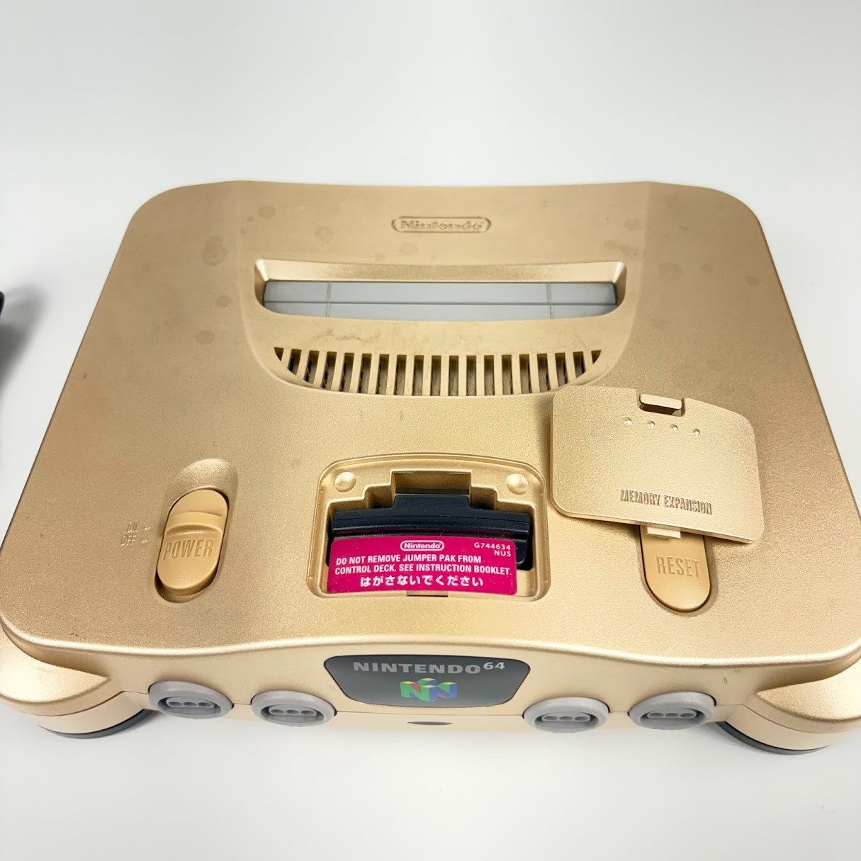 Nintendo N64 Gold Console Bundle Options Console Pad Box Games Tested Japan