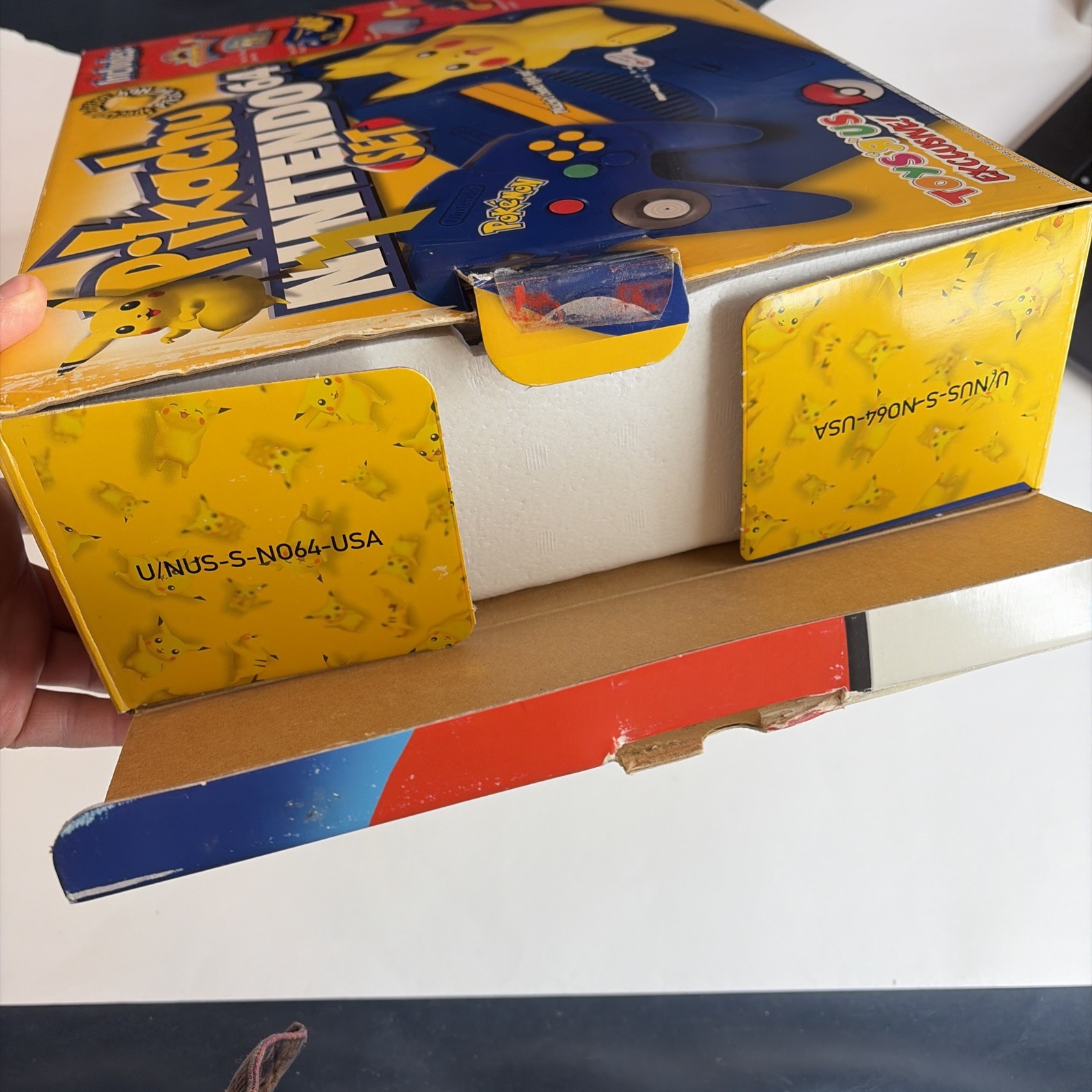 UNUSED MINT OPEN BOX Nintendo 64 Pokemon Special Pikachu Edition N64 COMPLETE