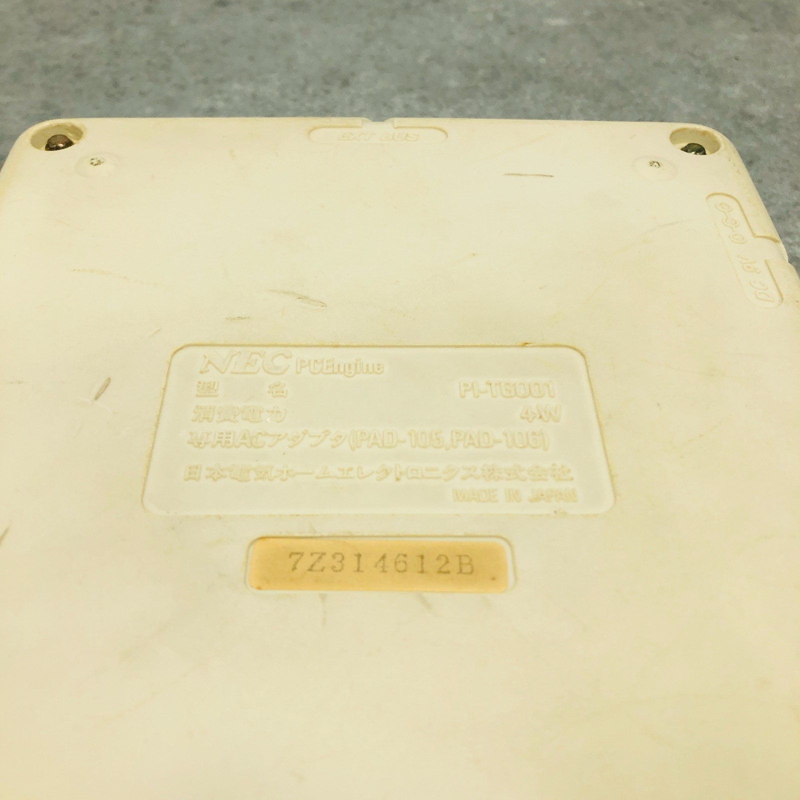 [EX+3] NEC PC Engine PI-TG001 Console only System tested Japan 26-06-12