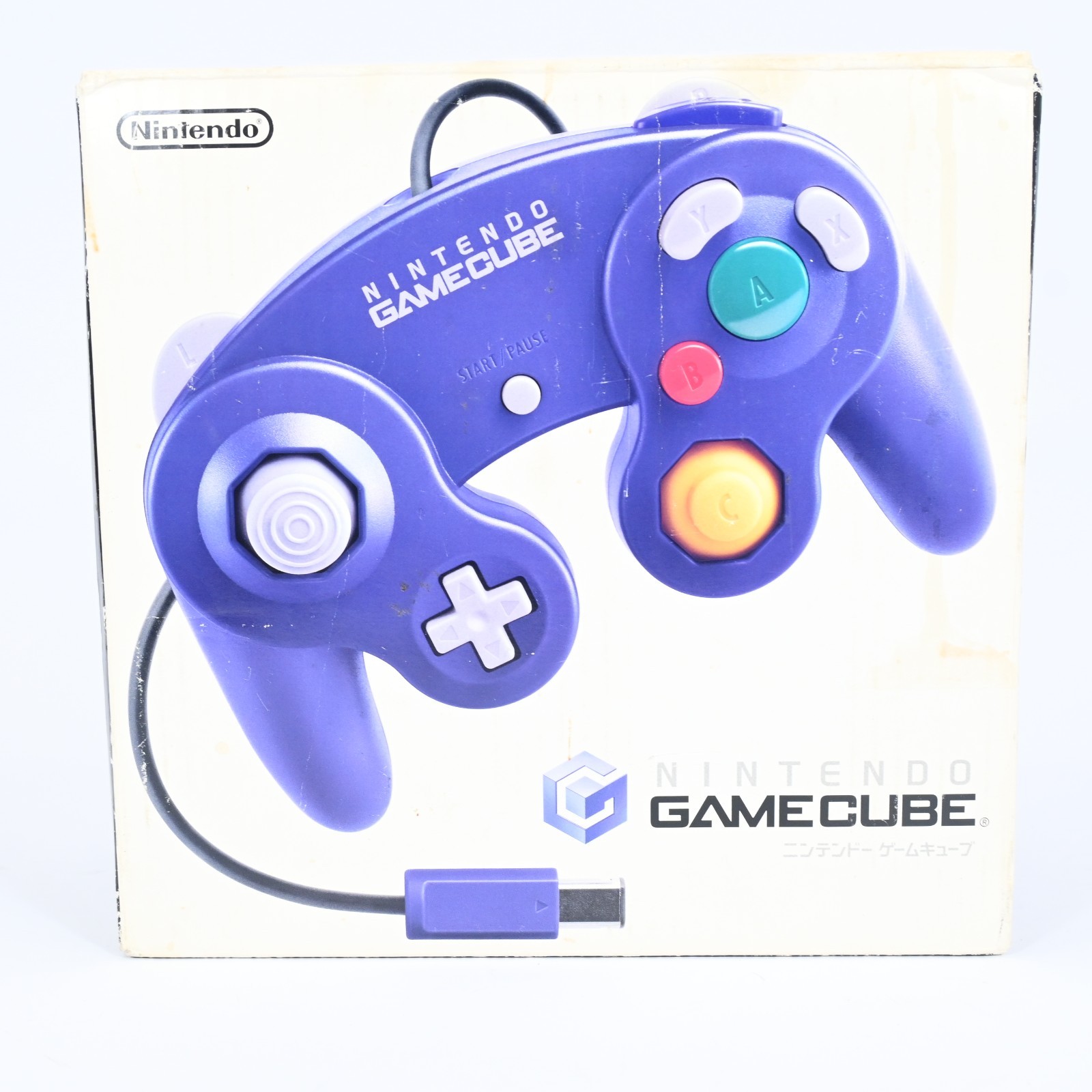 Nintendo GameCube DOL-001 Indigo Blue Console Complete in Box Tested Working
