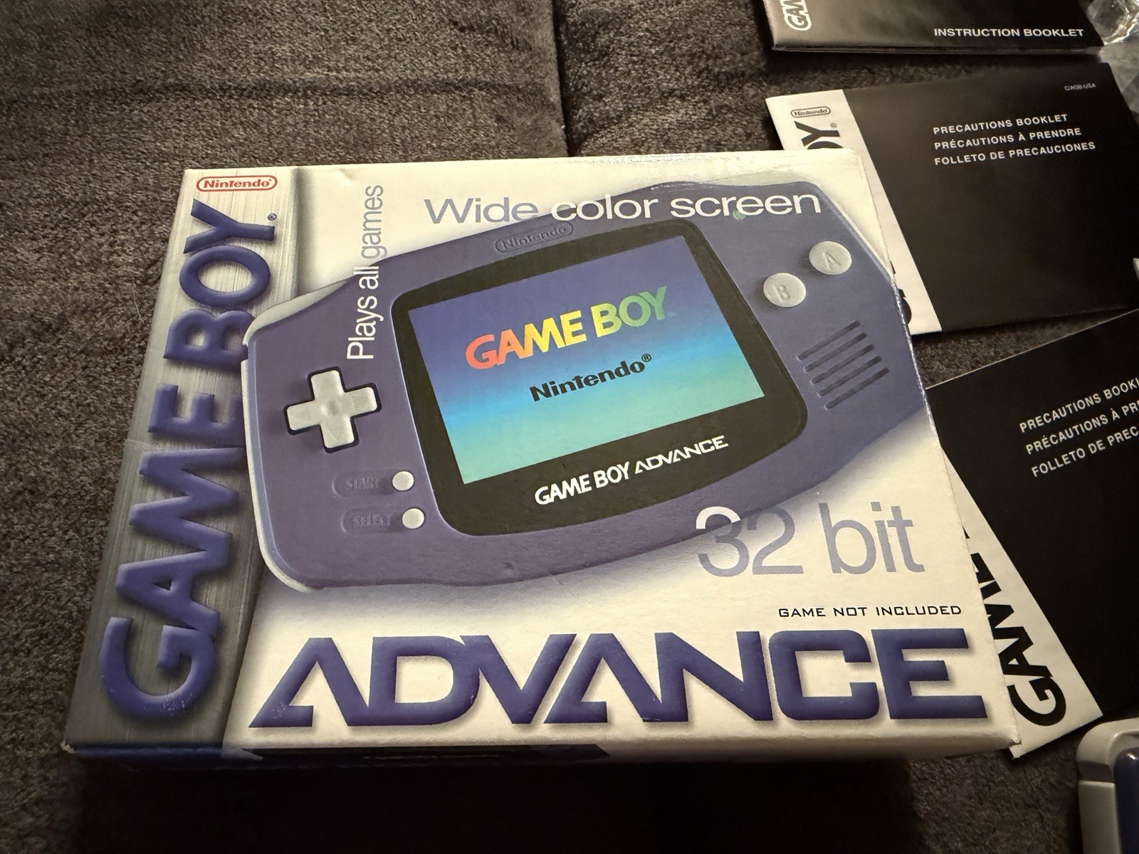 Nintendo Game Boy Advance Handheld System – Indigo CIB Boxed