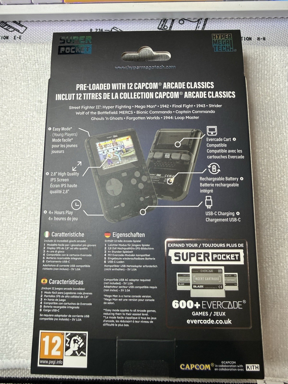 Capcom Kith Super Pocket Handheld Console Exclusive New Sealed