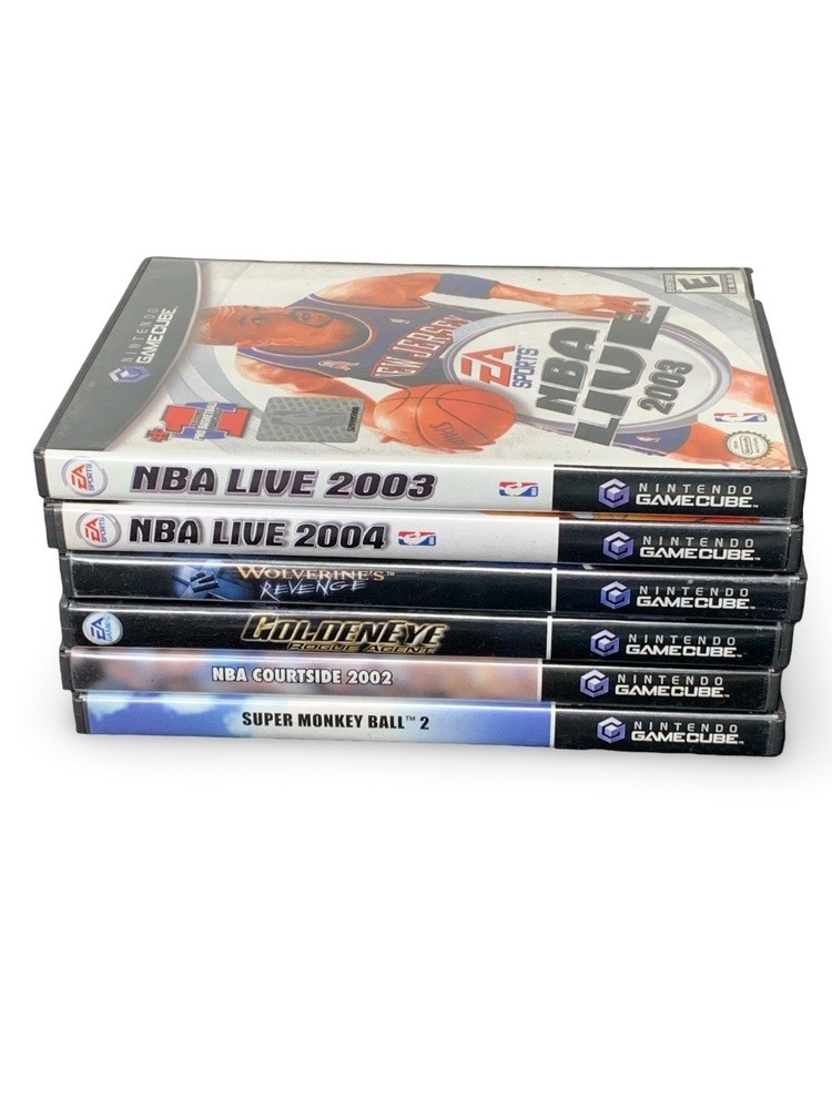 Nintendo GameCube – Lot of 6 Complete-in-Box Games (CIB)
