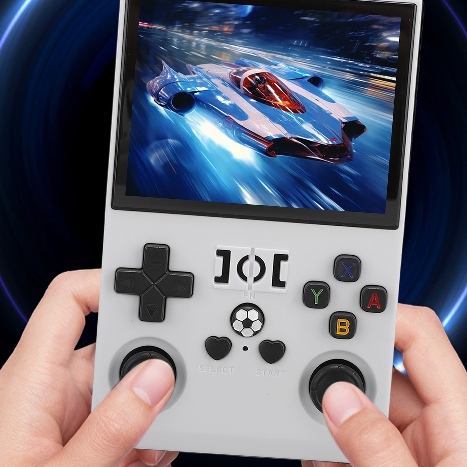 Handheld Game Console Open Source Dual System 3.5in IPS Display Over 18000 GLAB