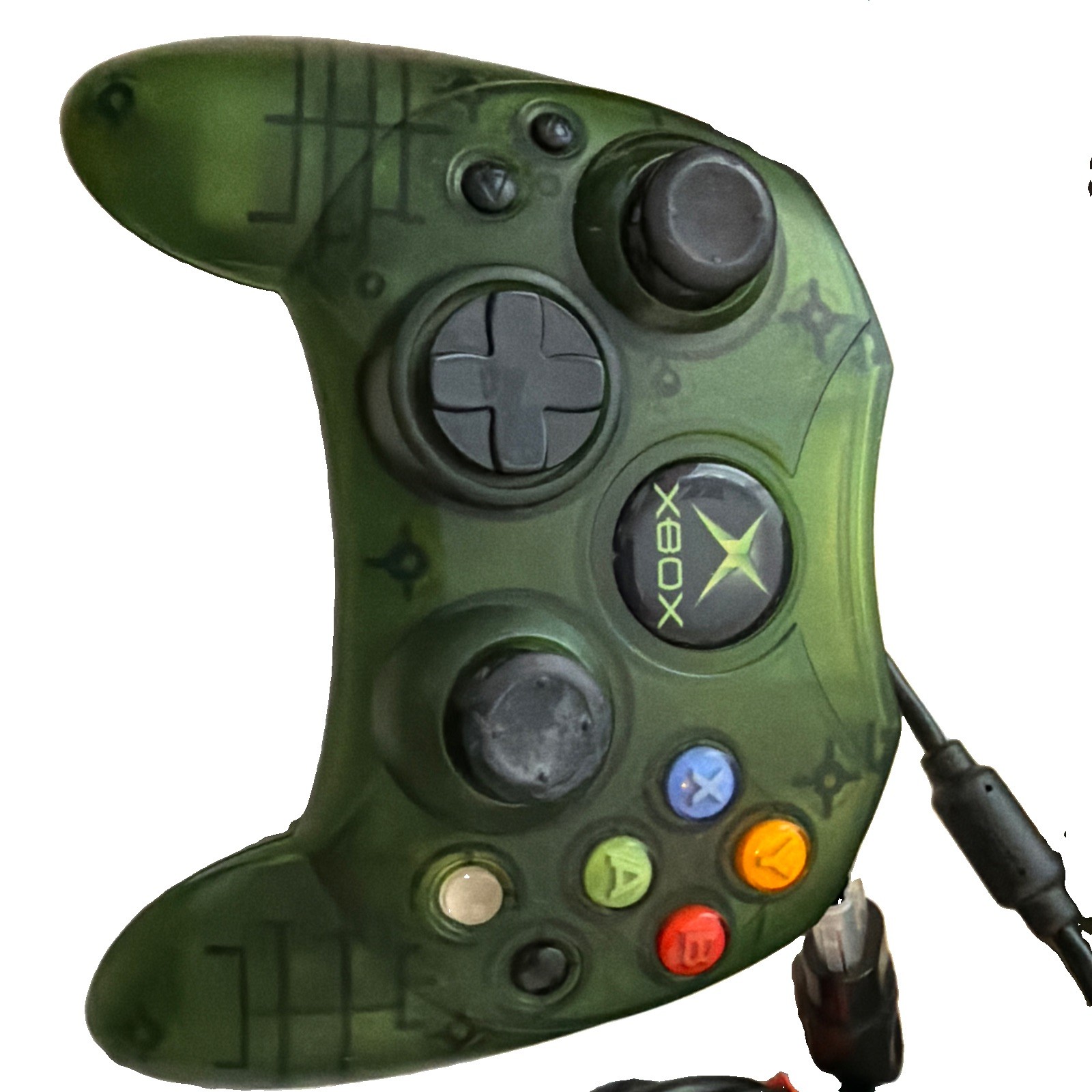 Microsoft Xbox Original: Halo Special Edition Console W/ Green Controller READ!!