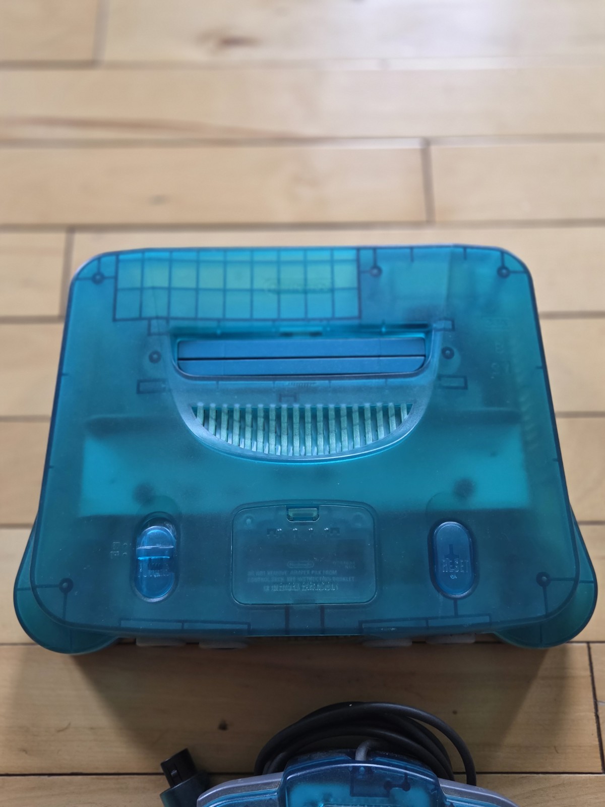 Nintendo 64 N64 Funtastic Ice Blue Console w/ OEM Controller only