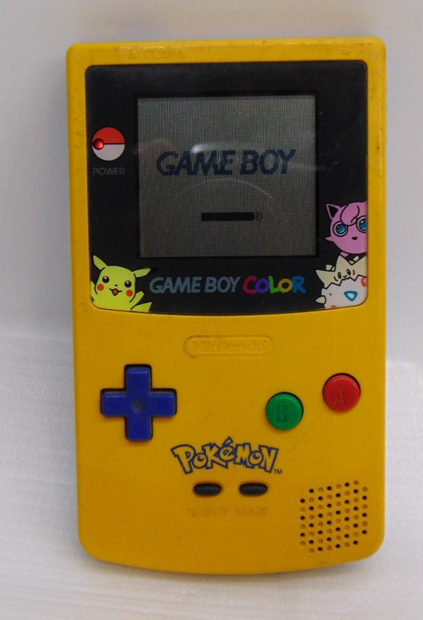 Game Boy Color Pokemon Special Pikachu Edition Nintendo System Game Console 1998
