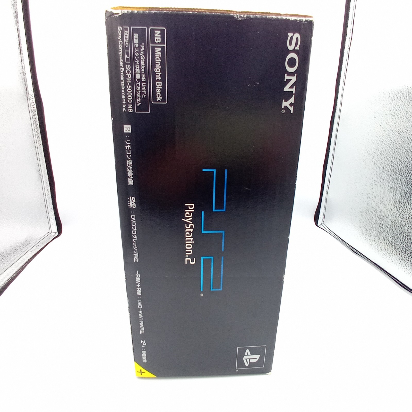 PS2 PlayStation 2 Console Midnight Black SCPH-50000 Boxed & Controller Japanese