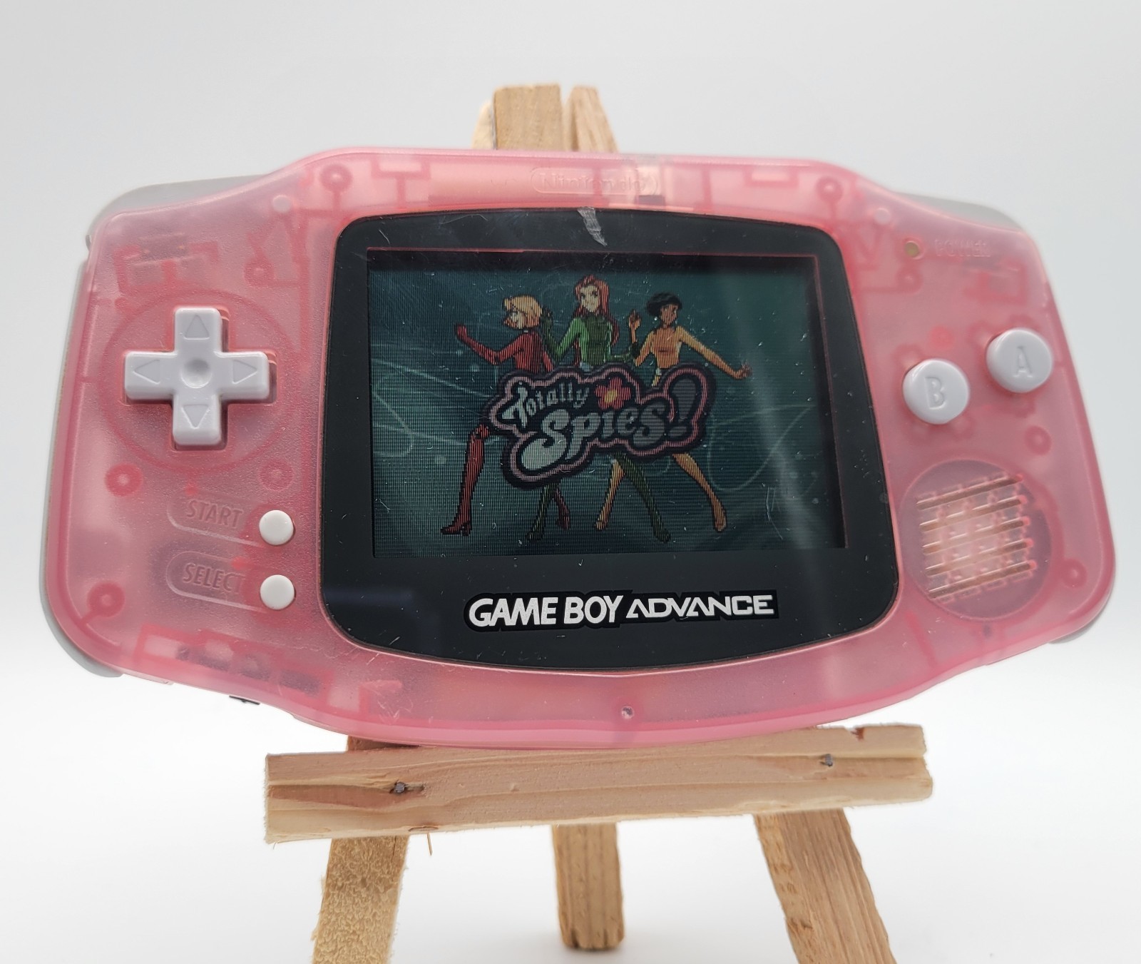 Nintendo Game Boy Advance Pink Console Bundle 5 Games & GBA Cartridge Cases