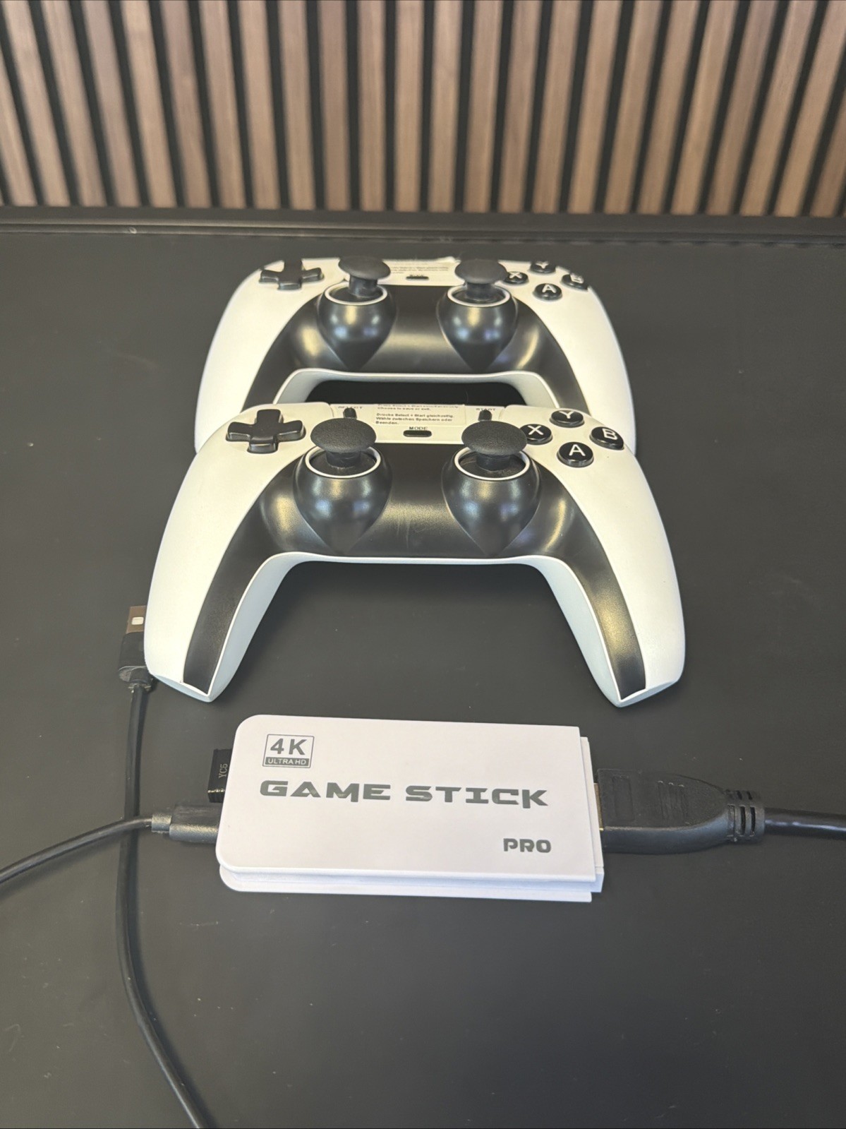4K Game Stick Pro Console | 2.4G Wireless | 2 Controllers | HDMI Retro Games