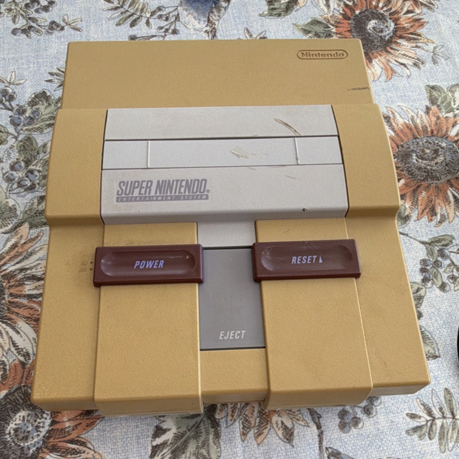 Nintendo SNS-001 Super Nintendo SNES Console Composite RCA Controllers AV Power