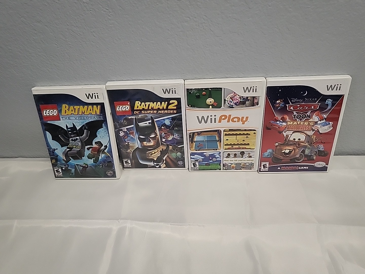 Nintendo Wii RVL-001(USA) Black Console Bundle with 5 Games