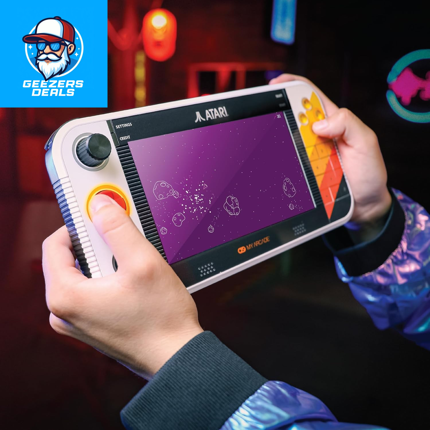 Atari Gamestation Go: Rechargeable Battery, over 200+ Preloaded Retro Video Game