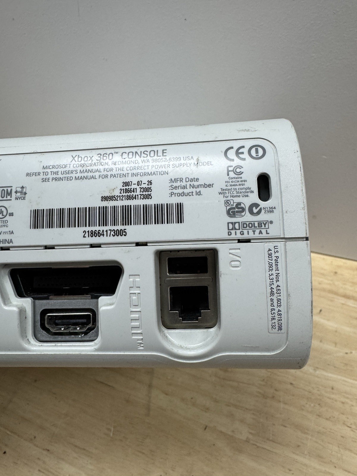 Microsoft Xbox 360 Console – *No display