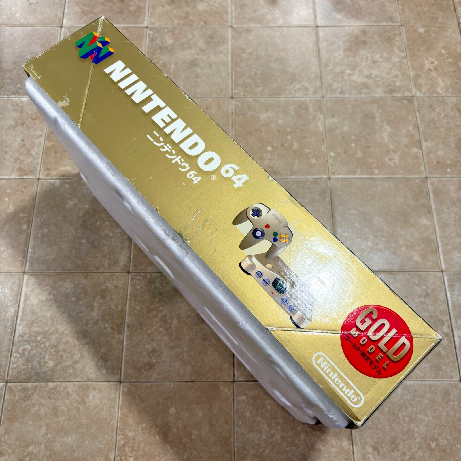 GOLD Nintendo 64 CIB N64 Console Complete In Box REGION FREE NTSC JPN/USA TESTED