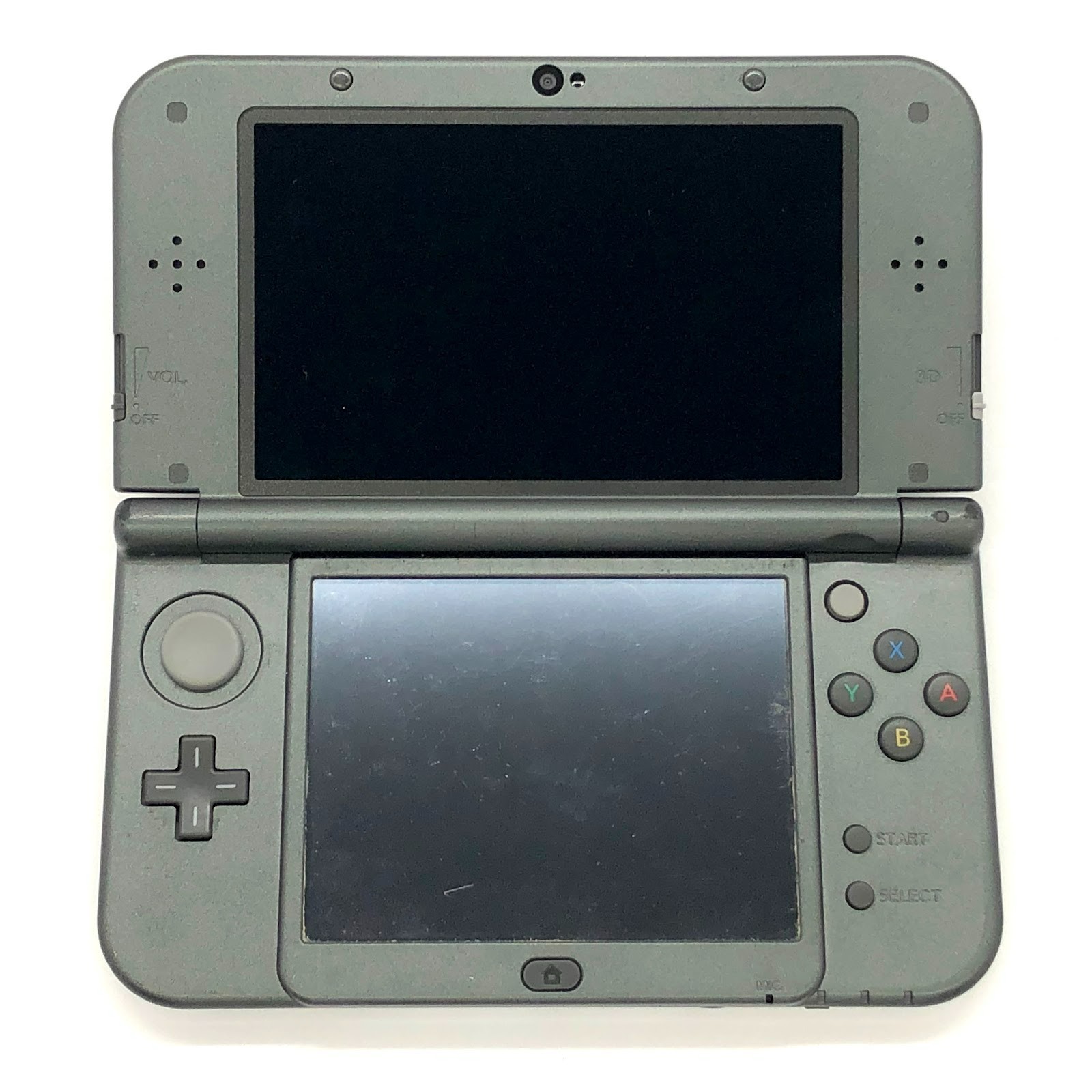 New Nintendo 3DS LL XL Console Dual IPS Metallic Black w/ Charger&Box Near Mint