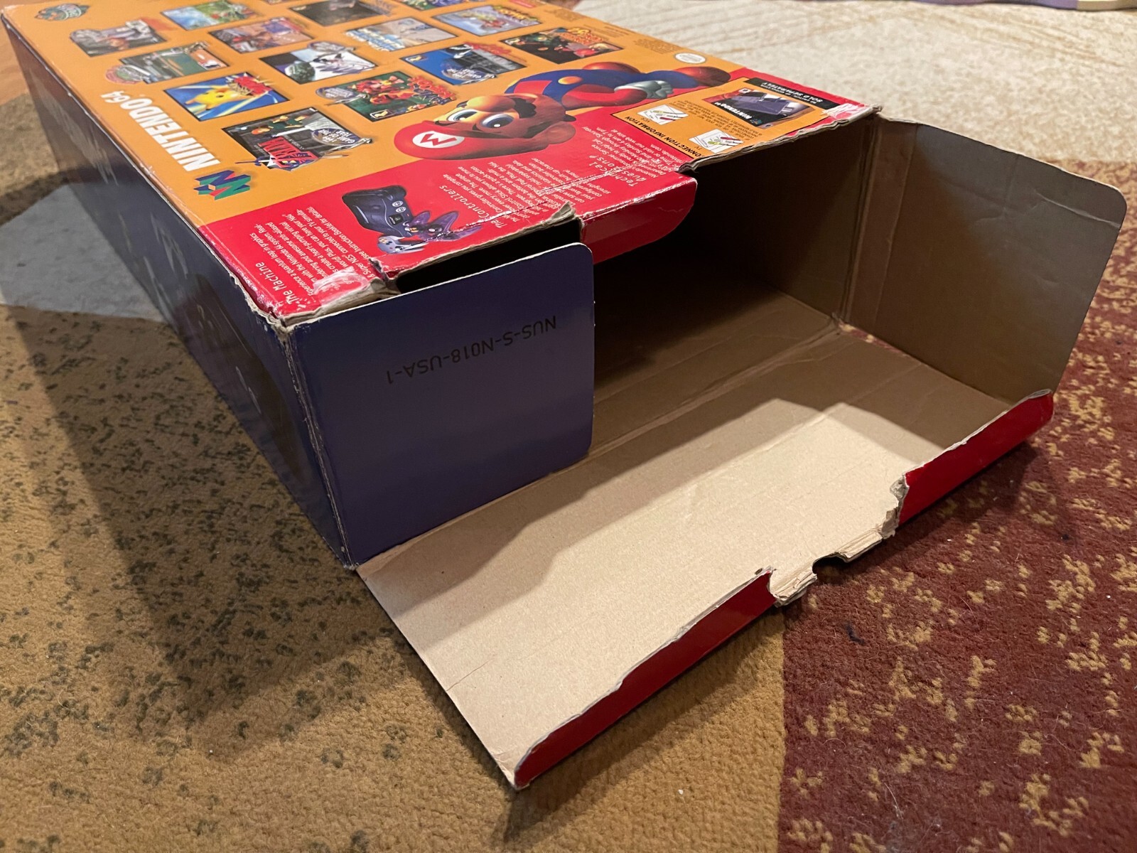 Nintendo 64 Atomic Purple Console -BOX ONLY-