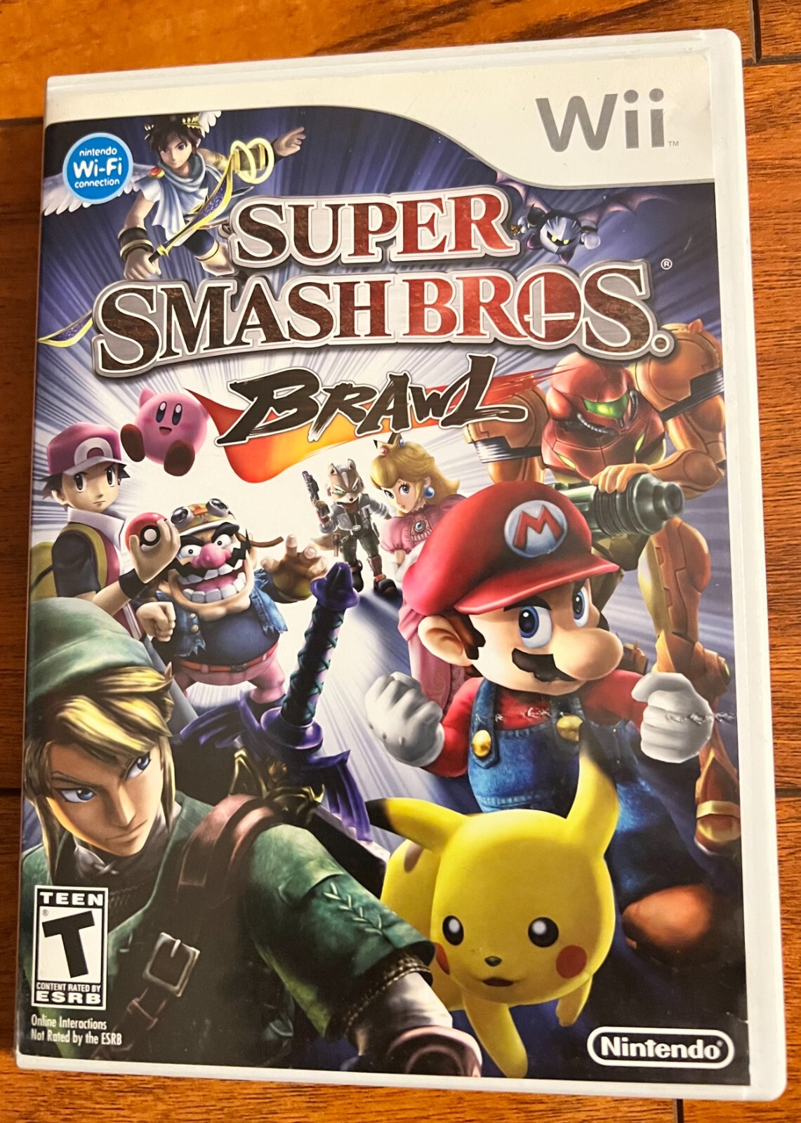 Nintendo White Wii in box with 9 classic Games
