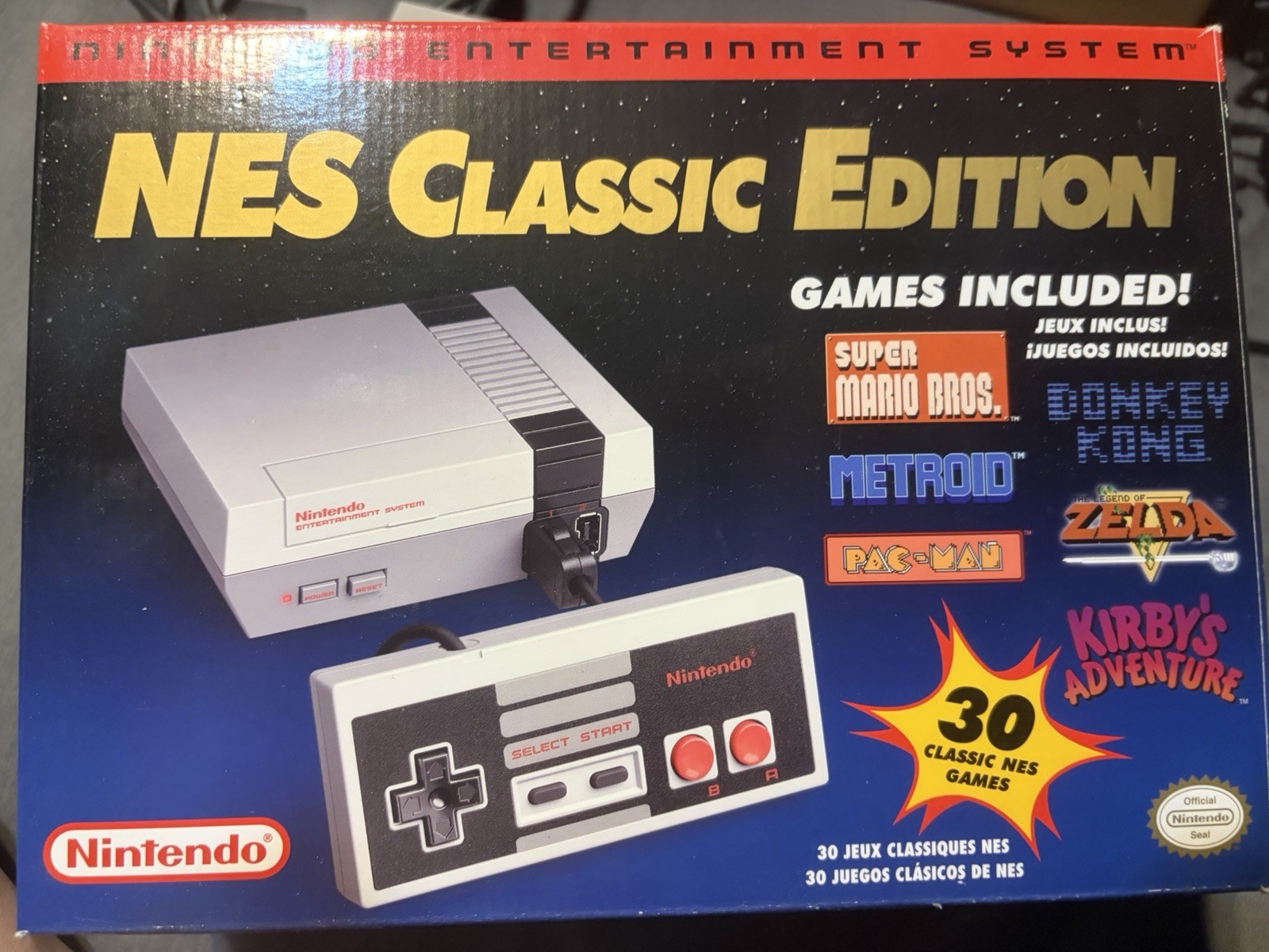 NES Classic Edition US Nintendo 30 Games NES Console Games & Extra Controller