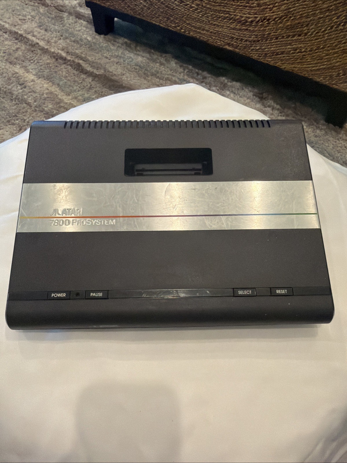 Atari 7800 ProSystem Console Bundle Tested Working w/ OEM Controller Power
