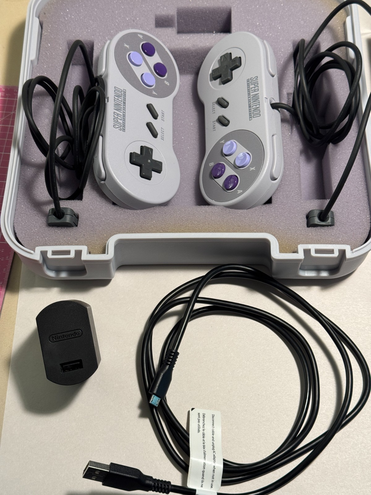 Nintendo SNES Classic Edition Mini Console CLV-201 + 8BitDo PDP Case & More