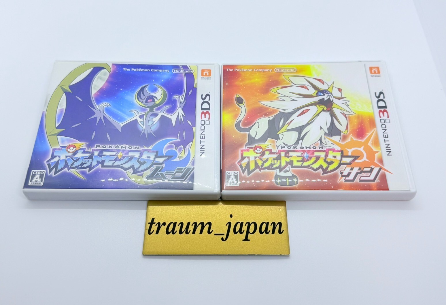 Nintendo 3DS Red Console & Pokemon X Y Sun Moon Omega Ruby Alpha Sapphire w/case