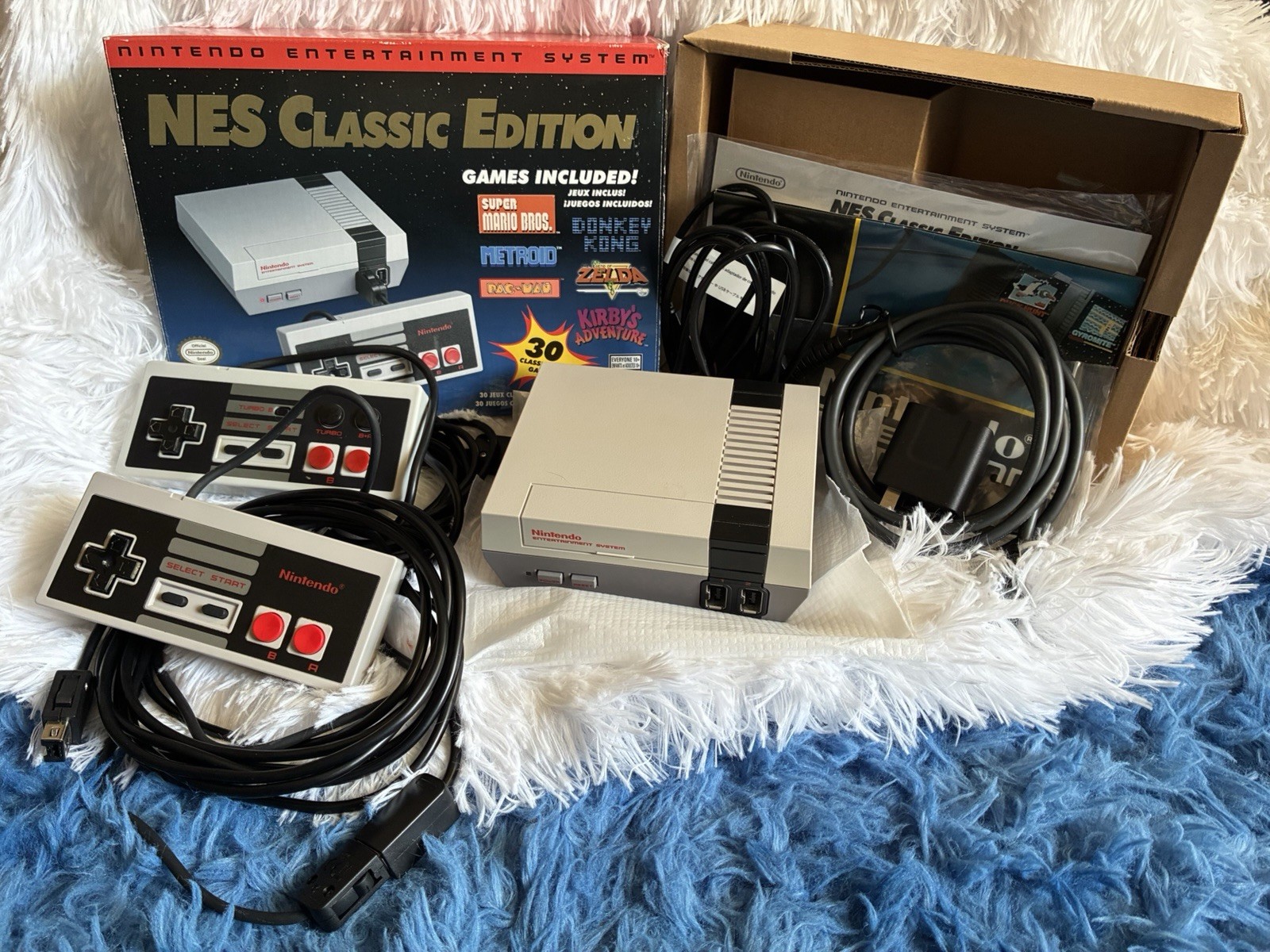 Authentic NES Classic Edition Console – 100 Games- Complete w/ extra controller