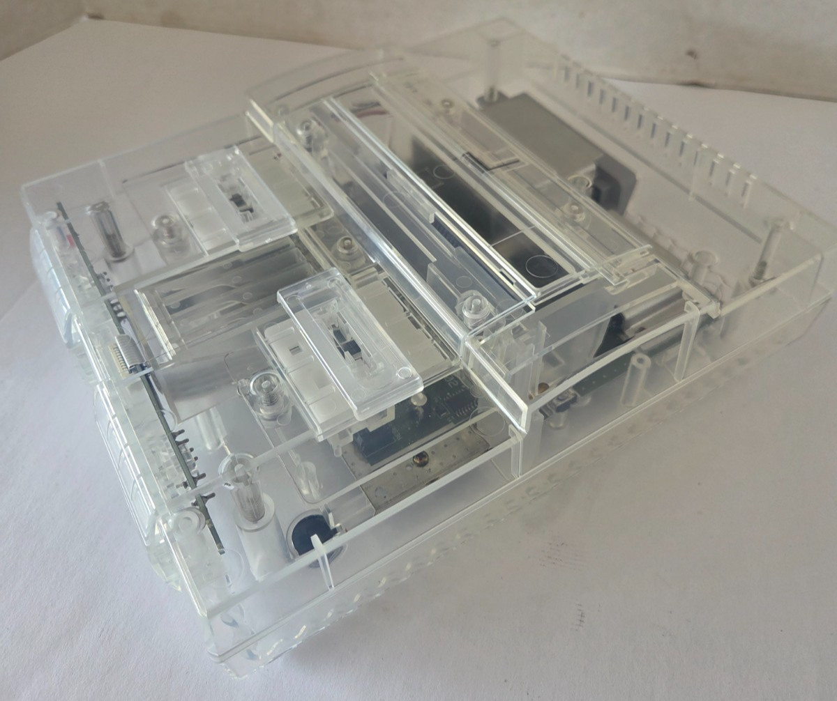 Custom Super Nintendo Console Transparent/Clear