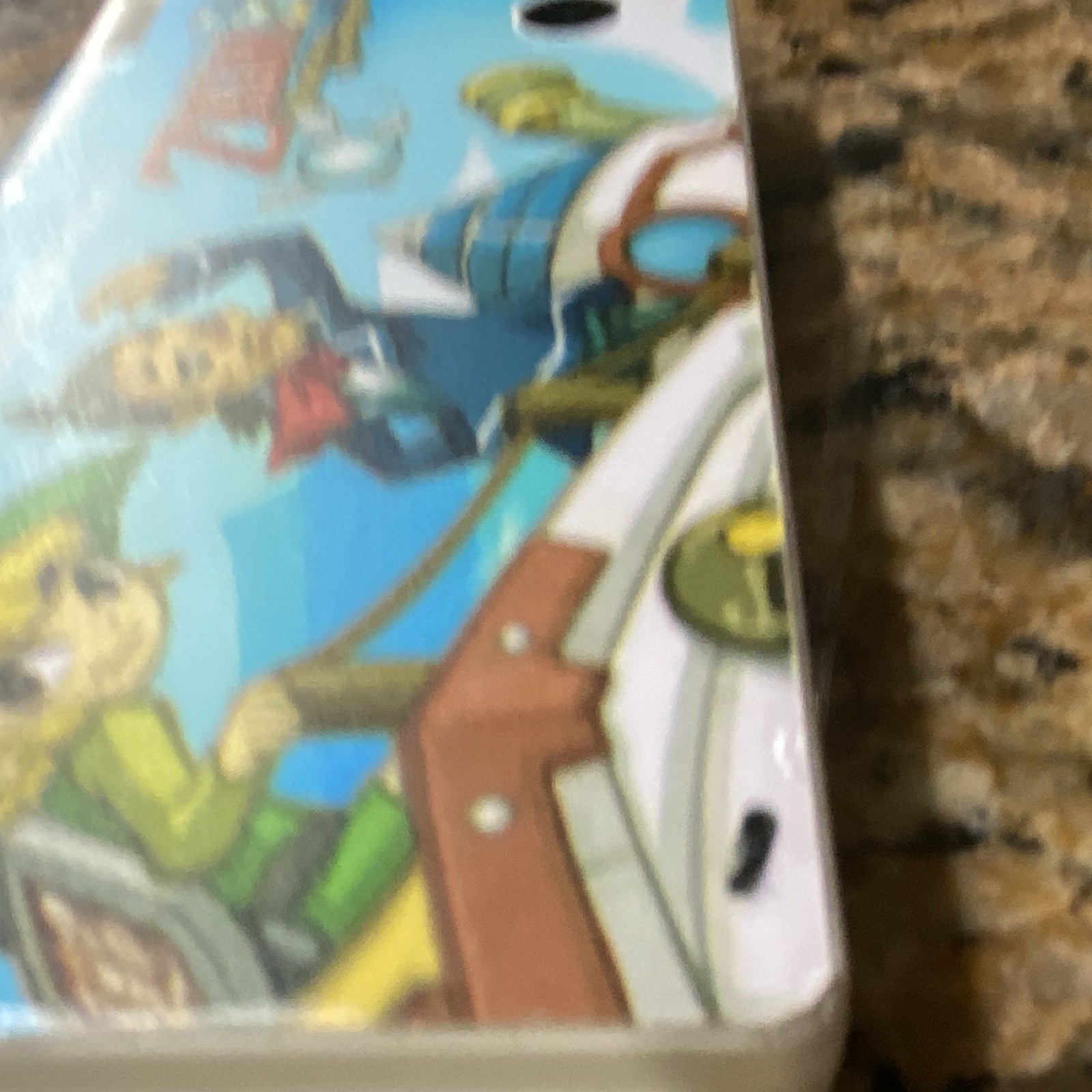 Nintendo DSi Zelda Phantom Hourglass Sticker White/Blue Wi-Fi NTSC-U/C 2007