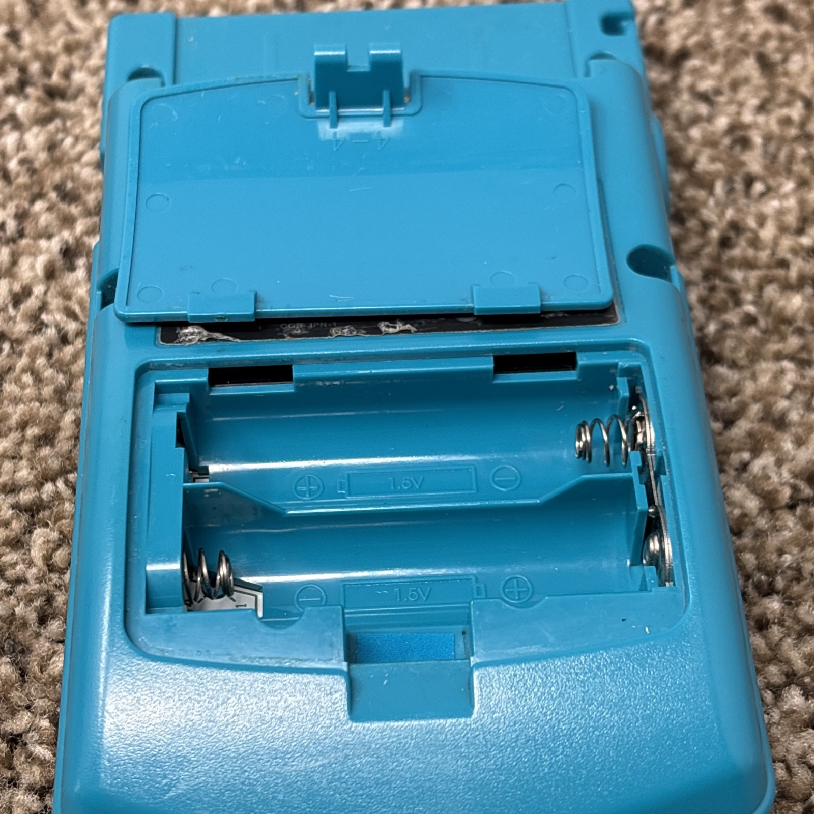 Nintendo Game Boy Color Handheld Game Console Teal Blue Tested