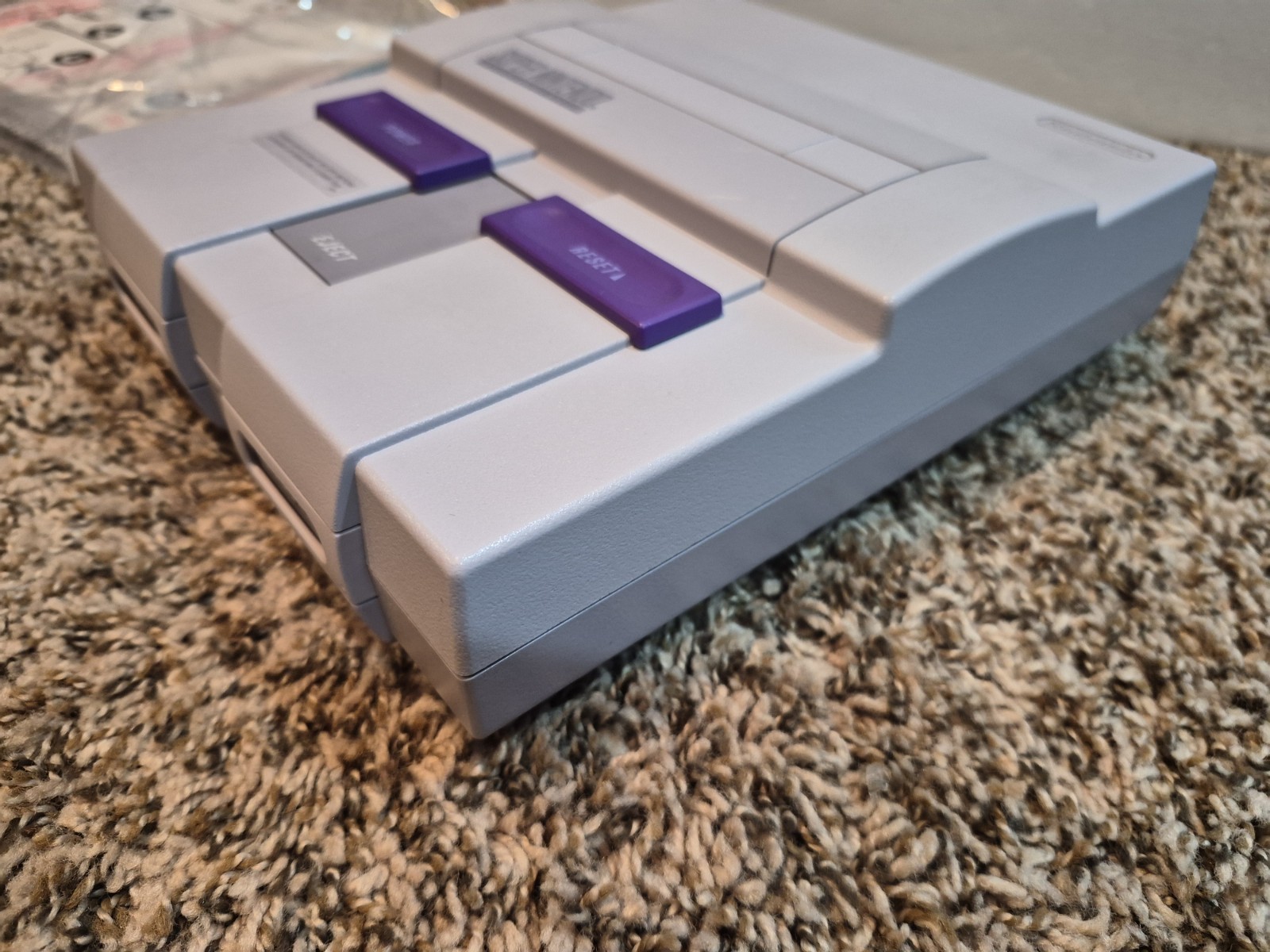 Super Nintendo SNES Console CONTROL SET CIB Complete in Box BARELY USED!